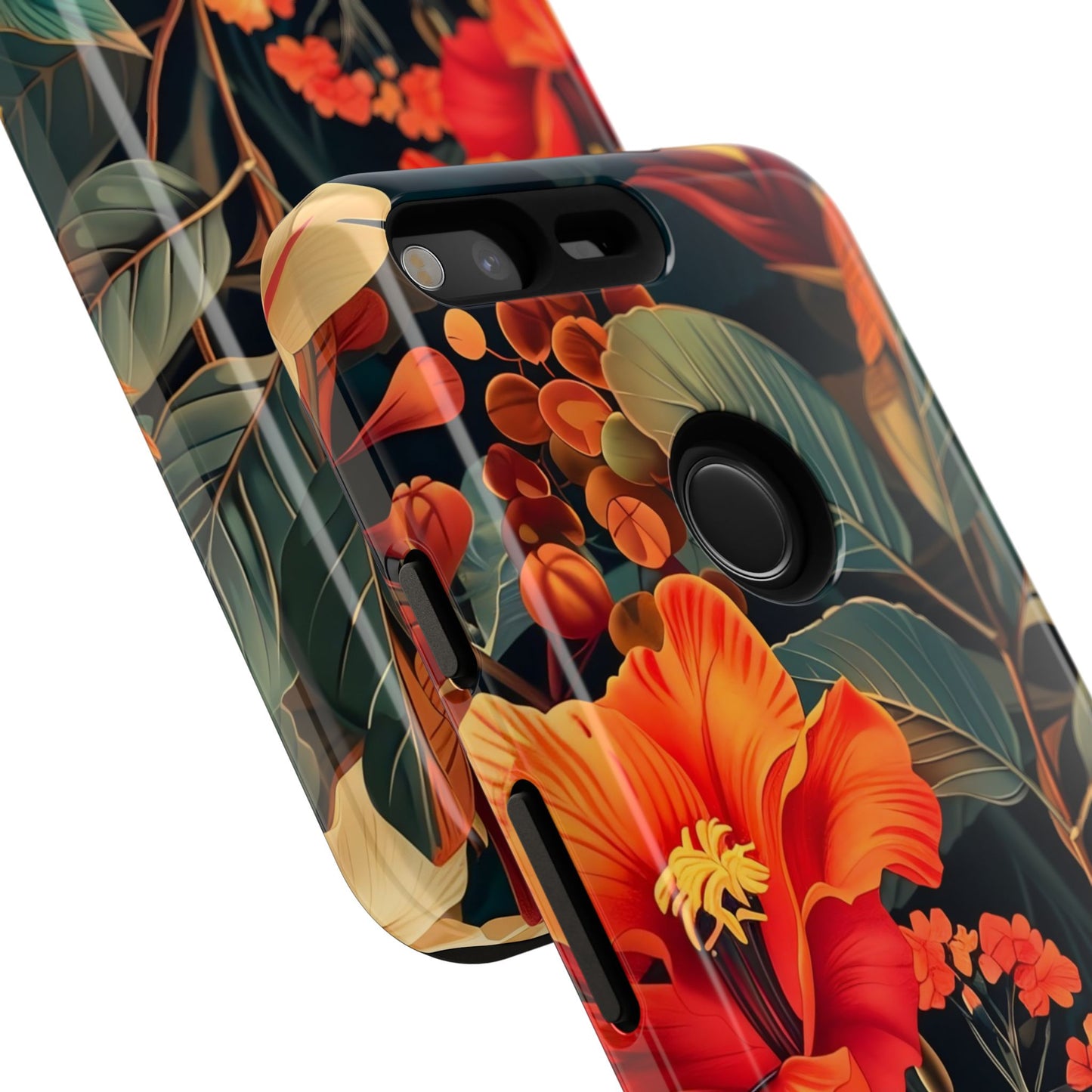 Colorful Floral Phone Case, Tough Cases, Vibrant Smartphone Cover, Gift for Nature Lovers, Summer Vibes, Unique Phone Accessory