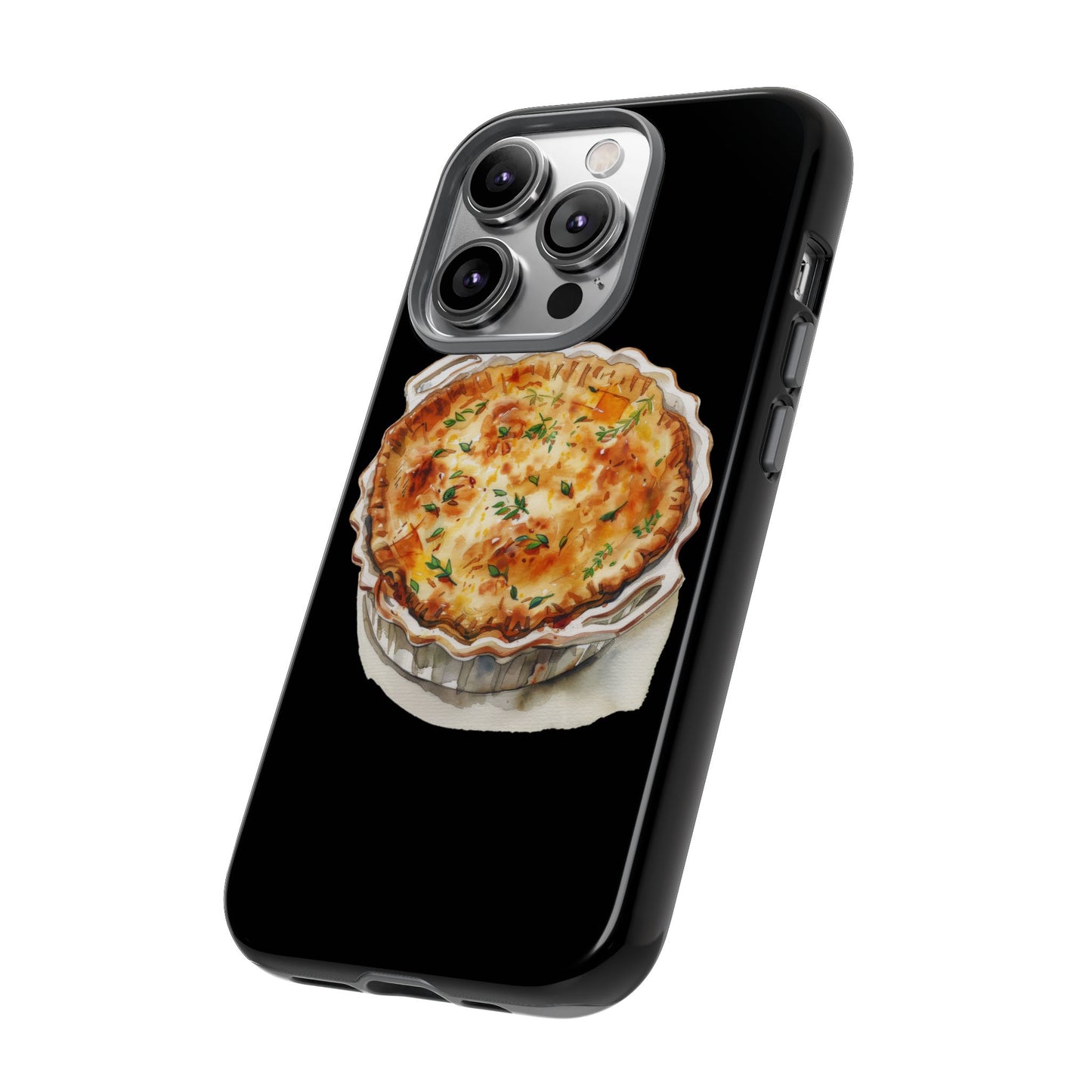 Quiche Phone Case - Funky Kitchen Decor, Foodie Gift, Chef Accessories, Culinary Art, Quirky Phone Cover