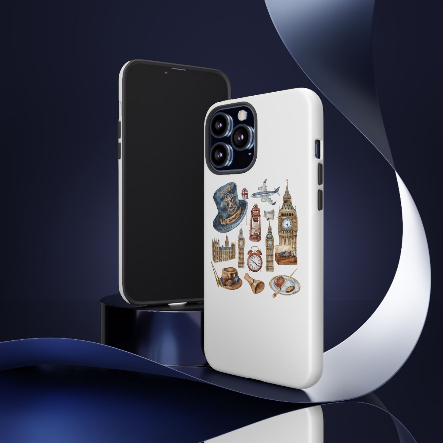 London-Themed Phone Case, Durable iPhone Cover, Gift for Travelers, Unique Cell Phone Accessories, Stylish Gadget Protection
