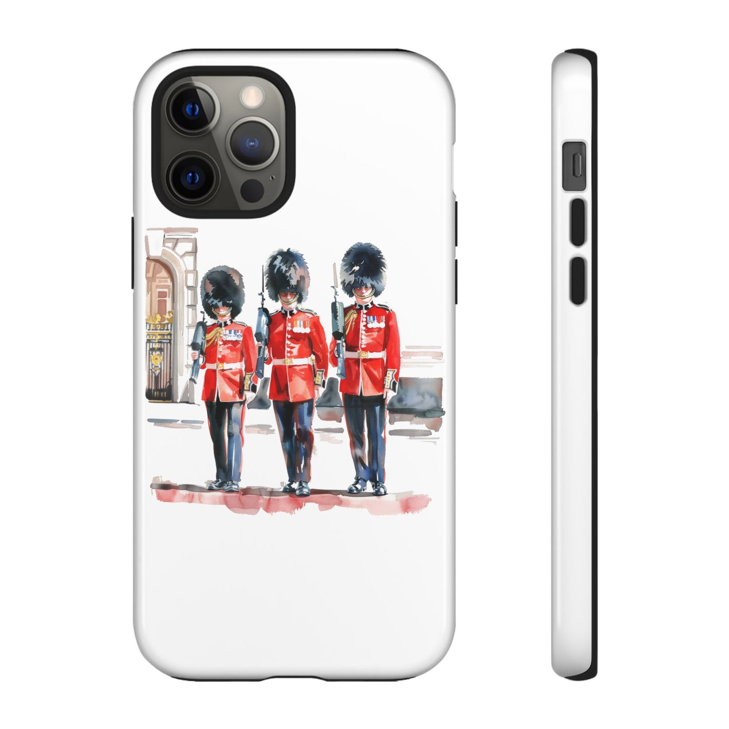 Phone Case with Royal Guard Design, Unique Cell Cover, London Souvenir, Tough Phone Case, Gift for Travelers, Stylish Street Photography
