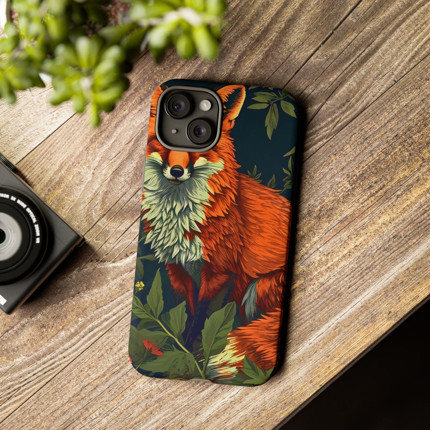 Fox Phone Case, Tough Cases for Animal Lovers, Wildlife Phone Cover, Cute Fox Gift, Nature Lovers Phone Accessory