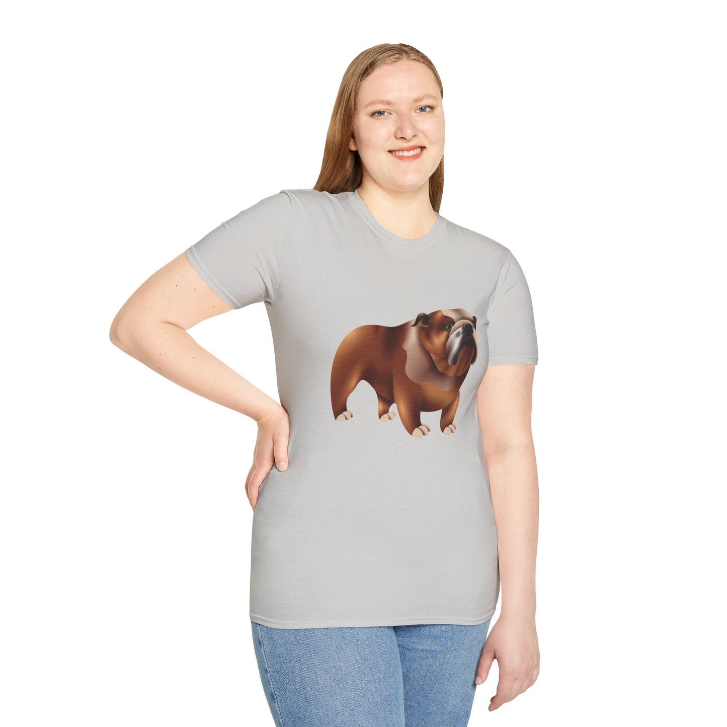 Unisex Softstyle T-Shirt - Adorable British Dog