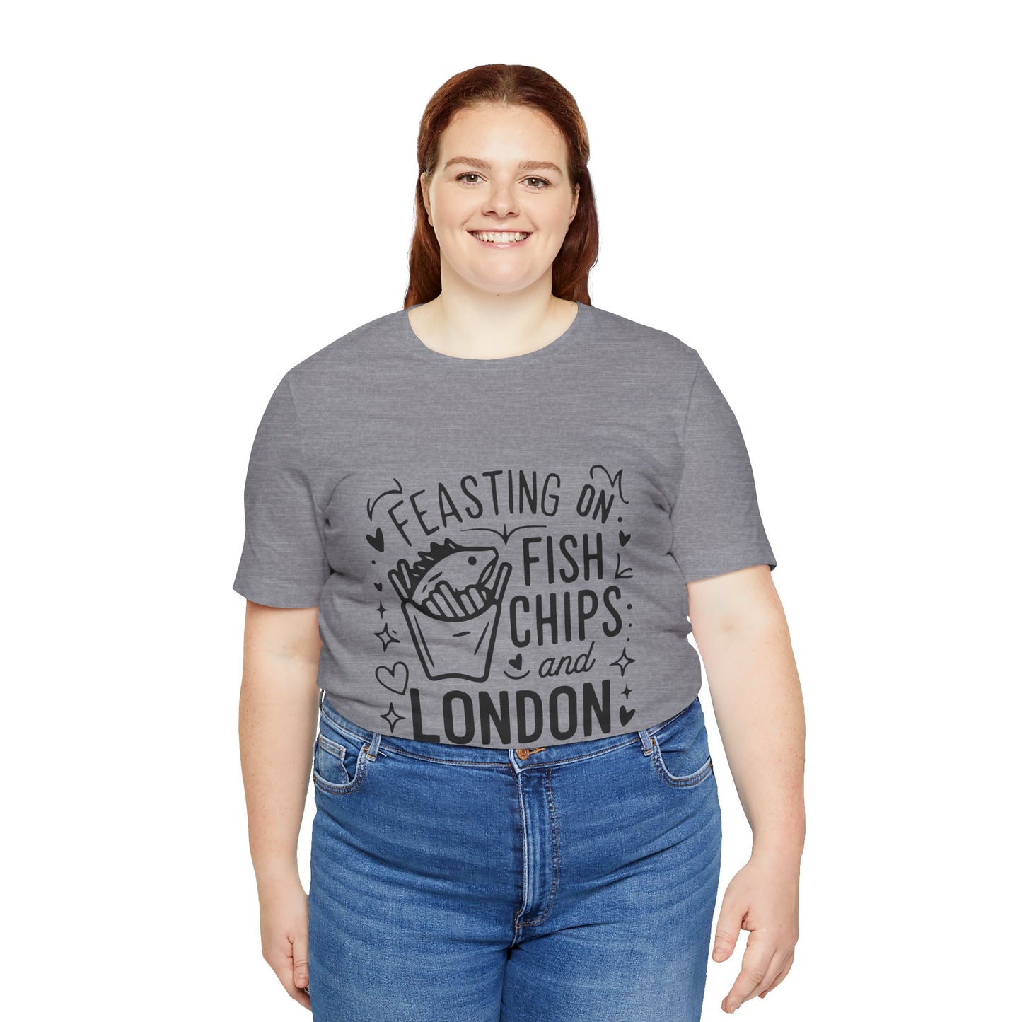Unisex Jersey Short Sleeve Tee - Fsih Chips and London