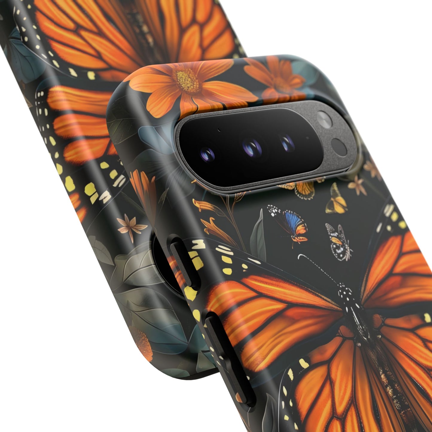 Monarch Butterfly Phone Case, Tough Cases, Nature Lover Gift, Floral Mobile Cover, Eco-Friendly Phone Accessory, Butterfly Design