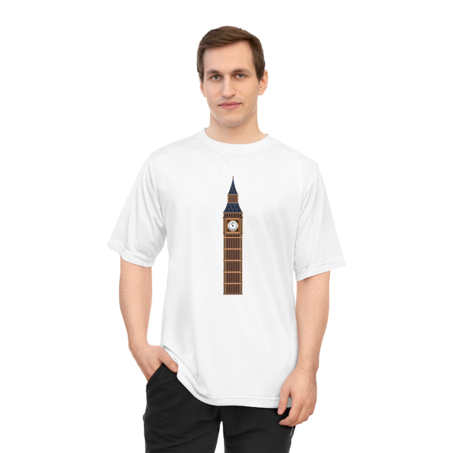 Unisex Zone Performance T-shirt - London’s Crown Jewel - The Clock Tower
