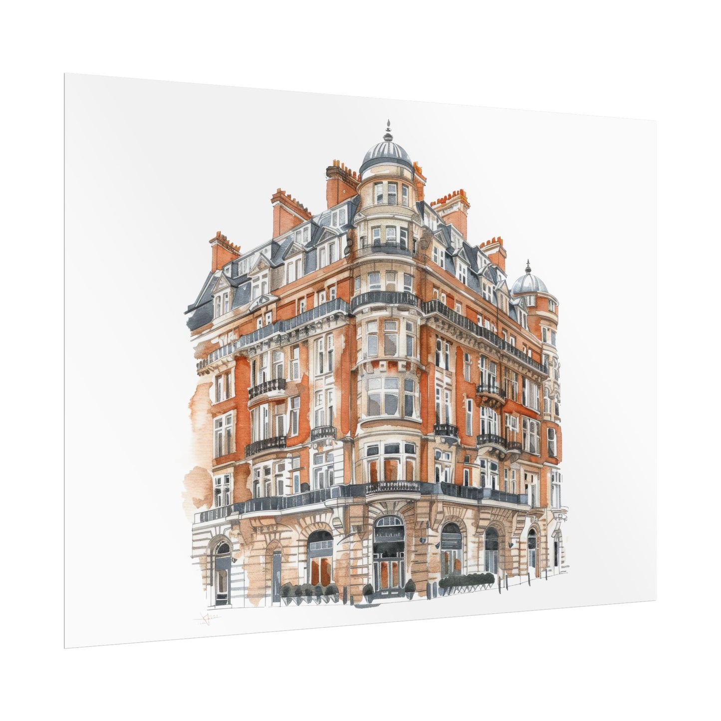 Elegant Architectural Rolled Posters, Art Prints for Home Decor, Gift for Housewarming, Wall Art for Living Room, Unique Art Decor