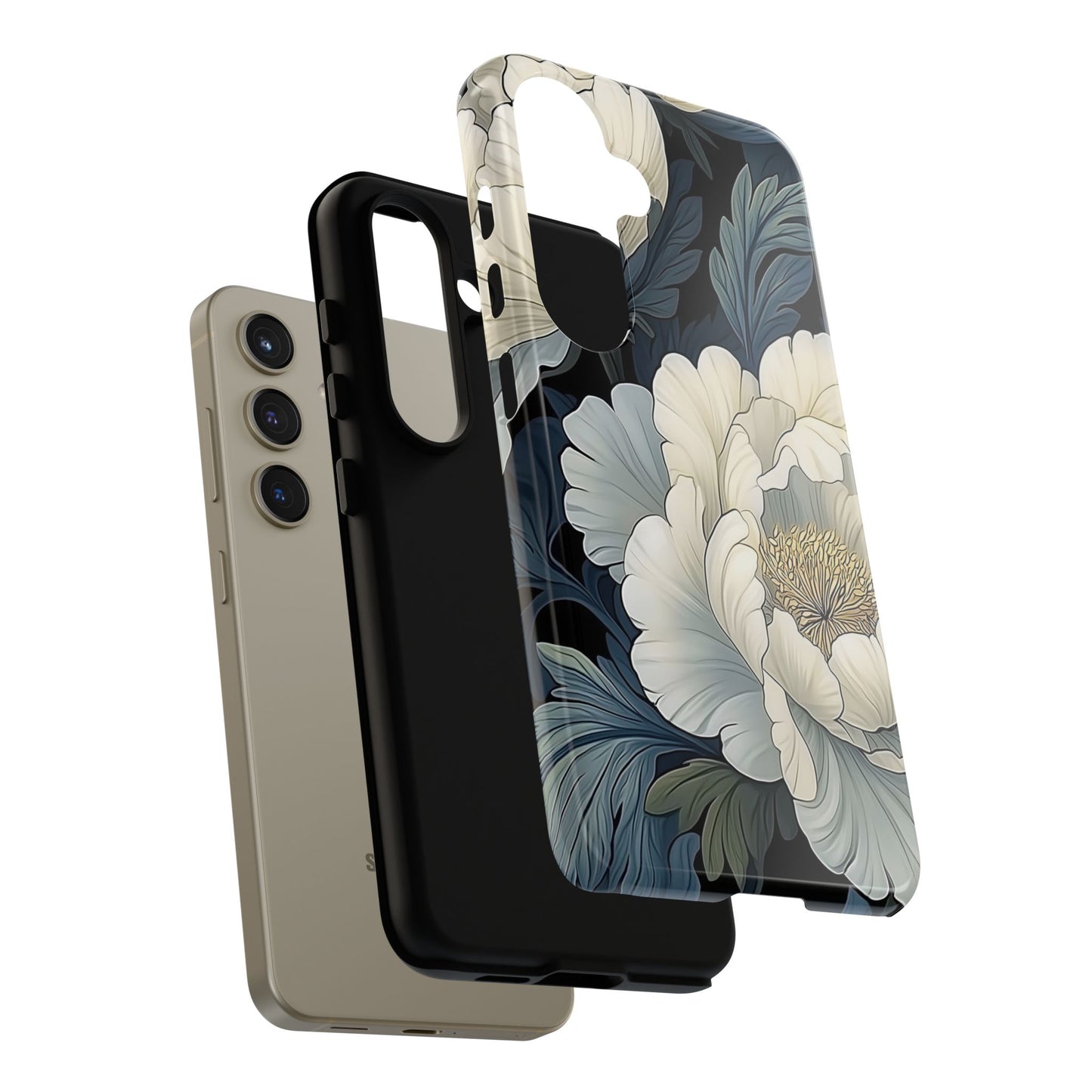 Floral Phone Case - Elegant Tough Cases for Nature Lovers, Stylish Protective Cover for Gifts, Birthdays, Mom's Day, Floral Design