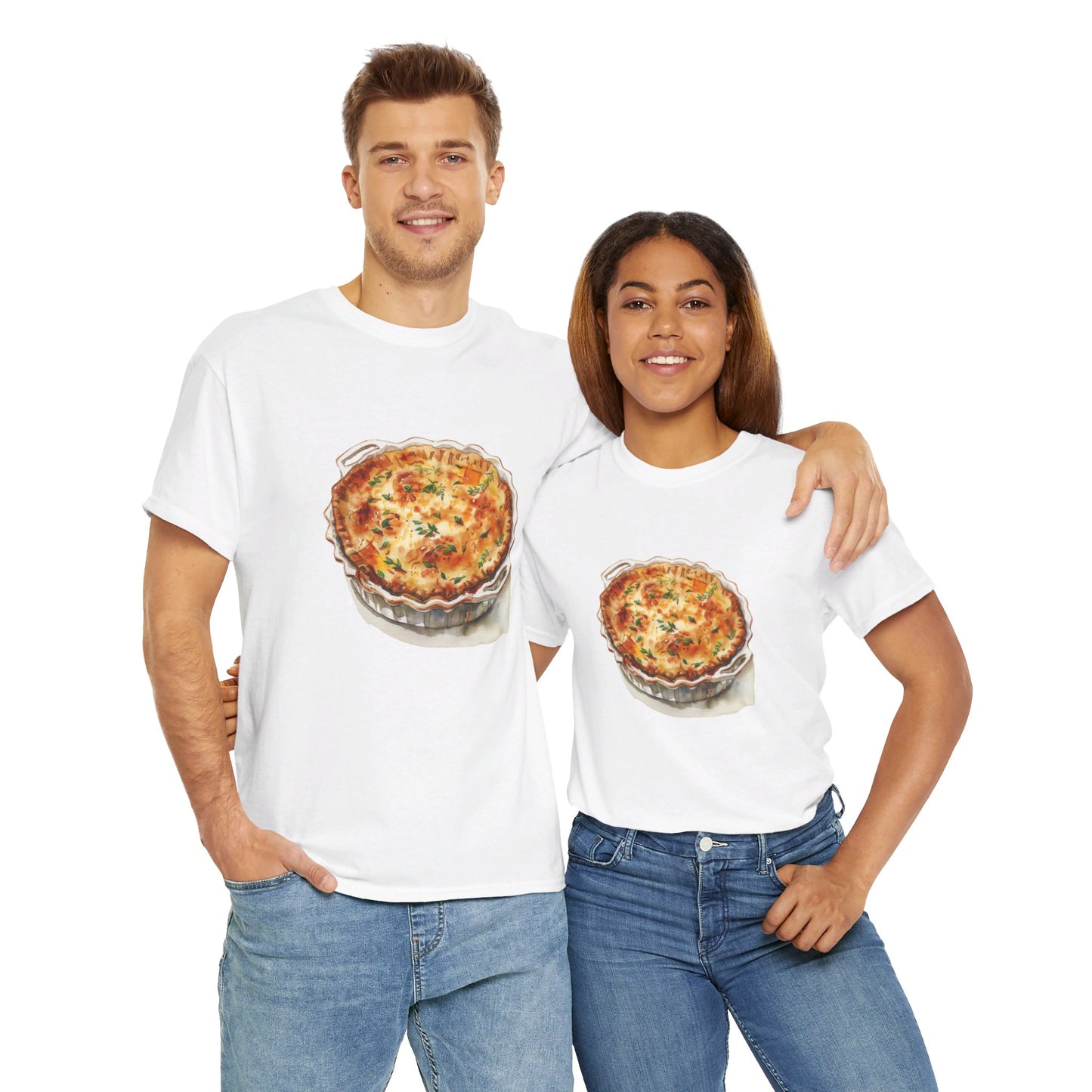 British Food - Savory Classics and Traditional Delights Cozy Unisex Heavy Cotton T-Shirt