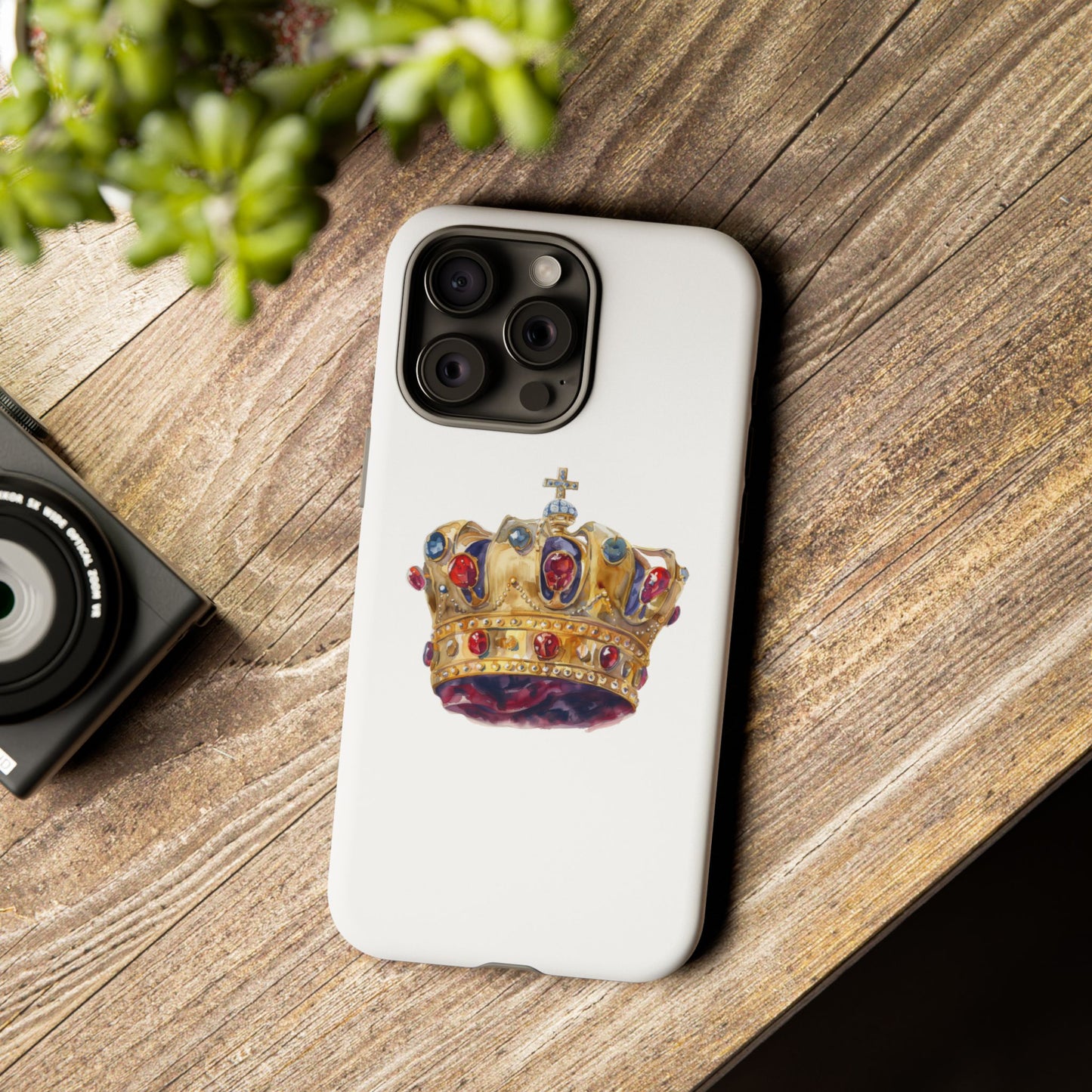 Royal Crown Phone Case | Tough Phone Cases, Stylish Accessories, Gift for Her, Birthday Present, Royalty Vibe