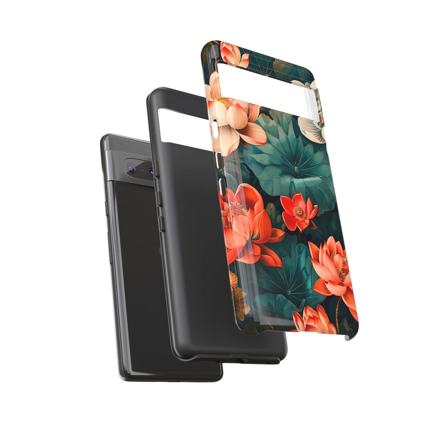 Flower Phone Case, Floral Phone Cover, Tough Case for Floral Lovers, Gift for Her, Stylish Tech Accessories