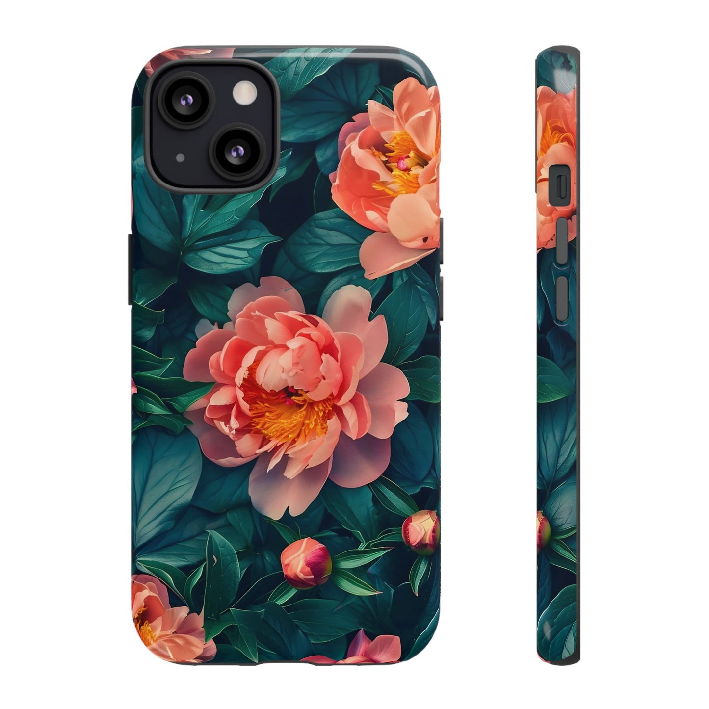 Floral Phone Case - Tough Cases, Flower Design, Botanical Art, Phone Accessory, Gift for Her, Nature Lovers