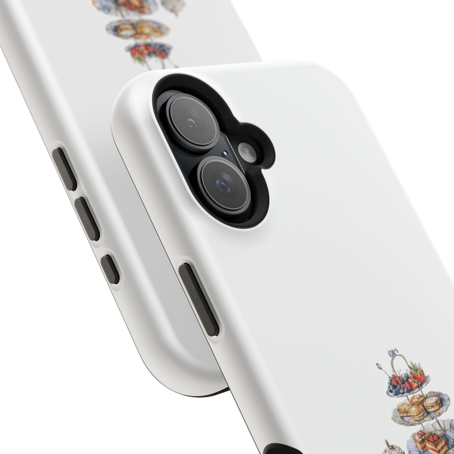 Elegant Tea Party Magnetic Phone Case, Cute Animal Design, Gift for Tea Lovers, Unique Smartphone Accessory, Kitchen Decor
