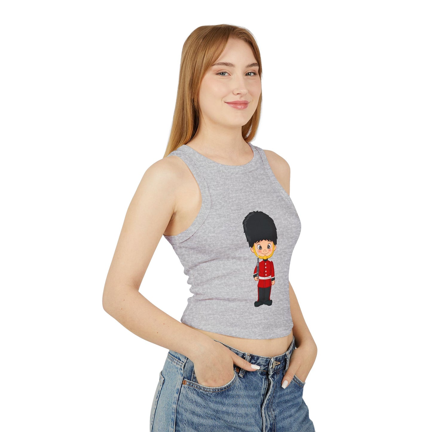 Women's Micro Rib Racer Tank Top - British Royal Guard