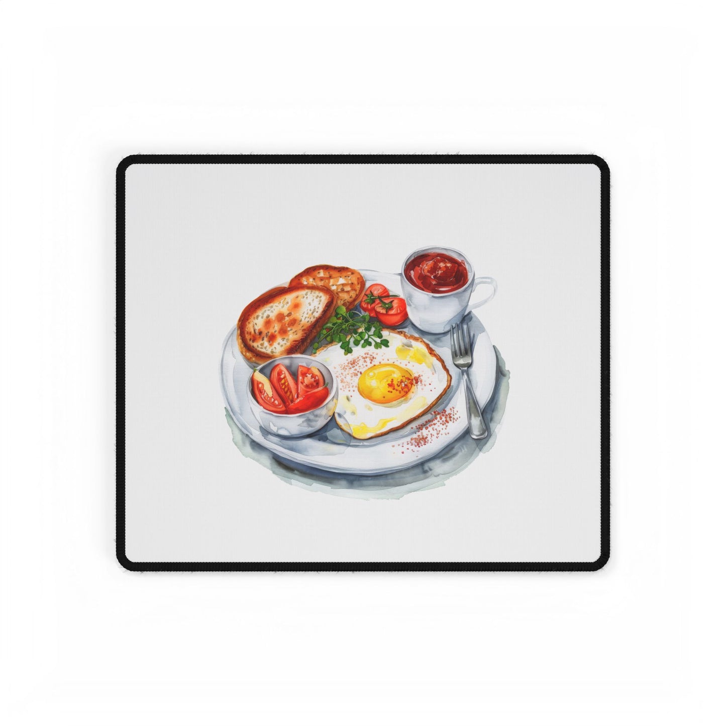 Breakfast Delight Desk Mat - Cute Food Desk Pad, Office Decor, Gift for Food Lovers, Kitchen or Dining Room Accessory, Home Office Essential