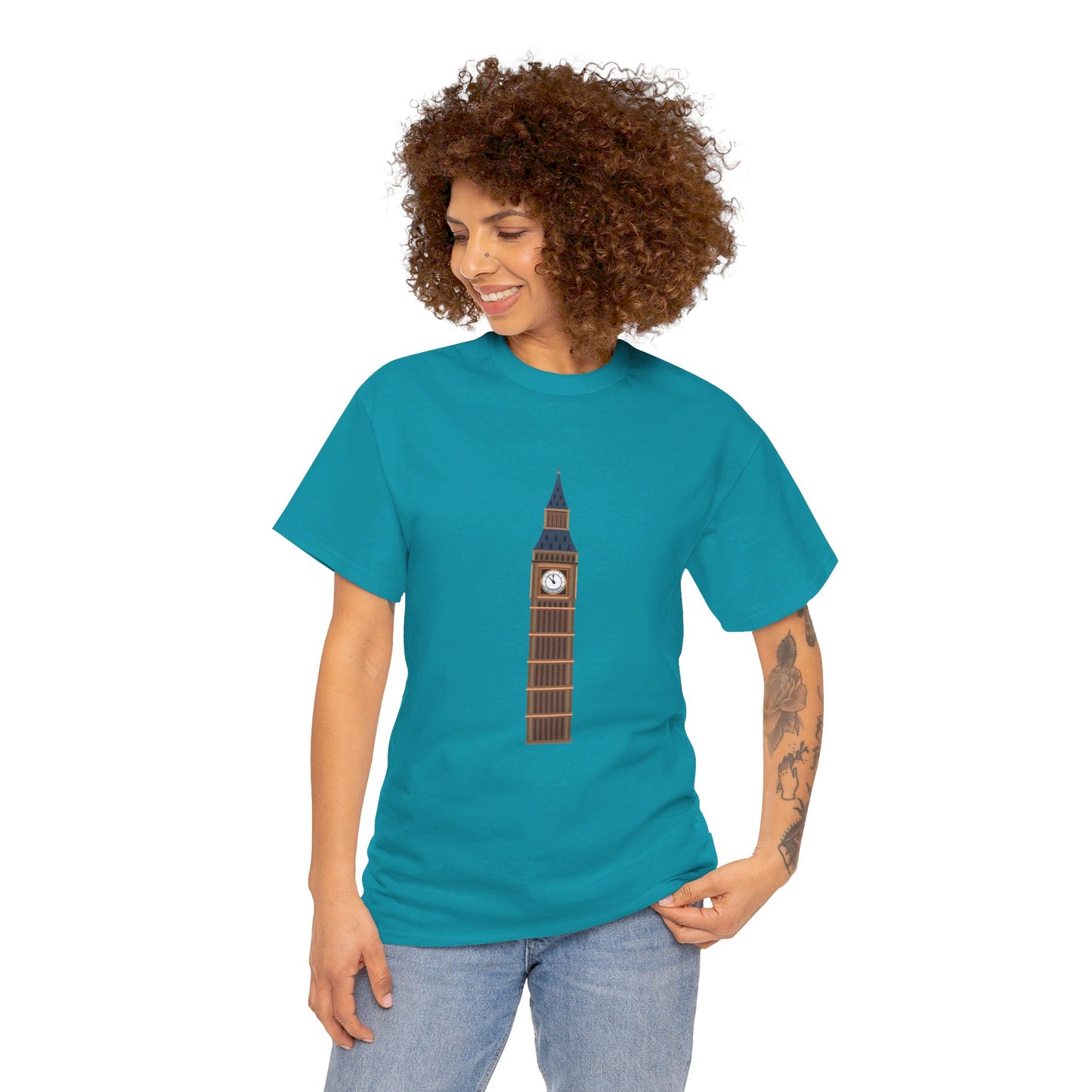 Big Ben - Iconic British Tower and Landmark Classic Unisex Heavy Cotton T-shirt