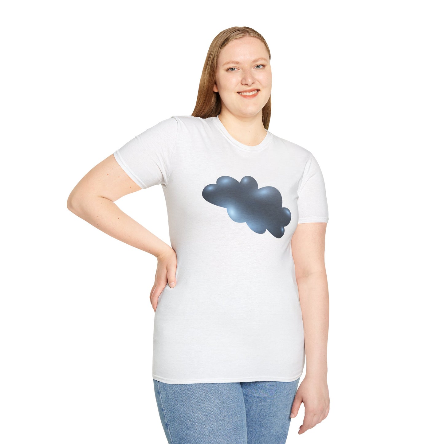 Unisex Softstyle T-Shirt - Serene Cloudscape - Dreamy Cloud