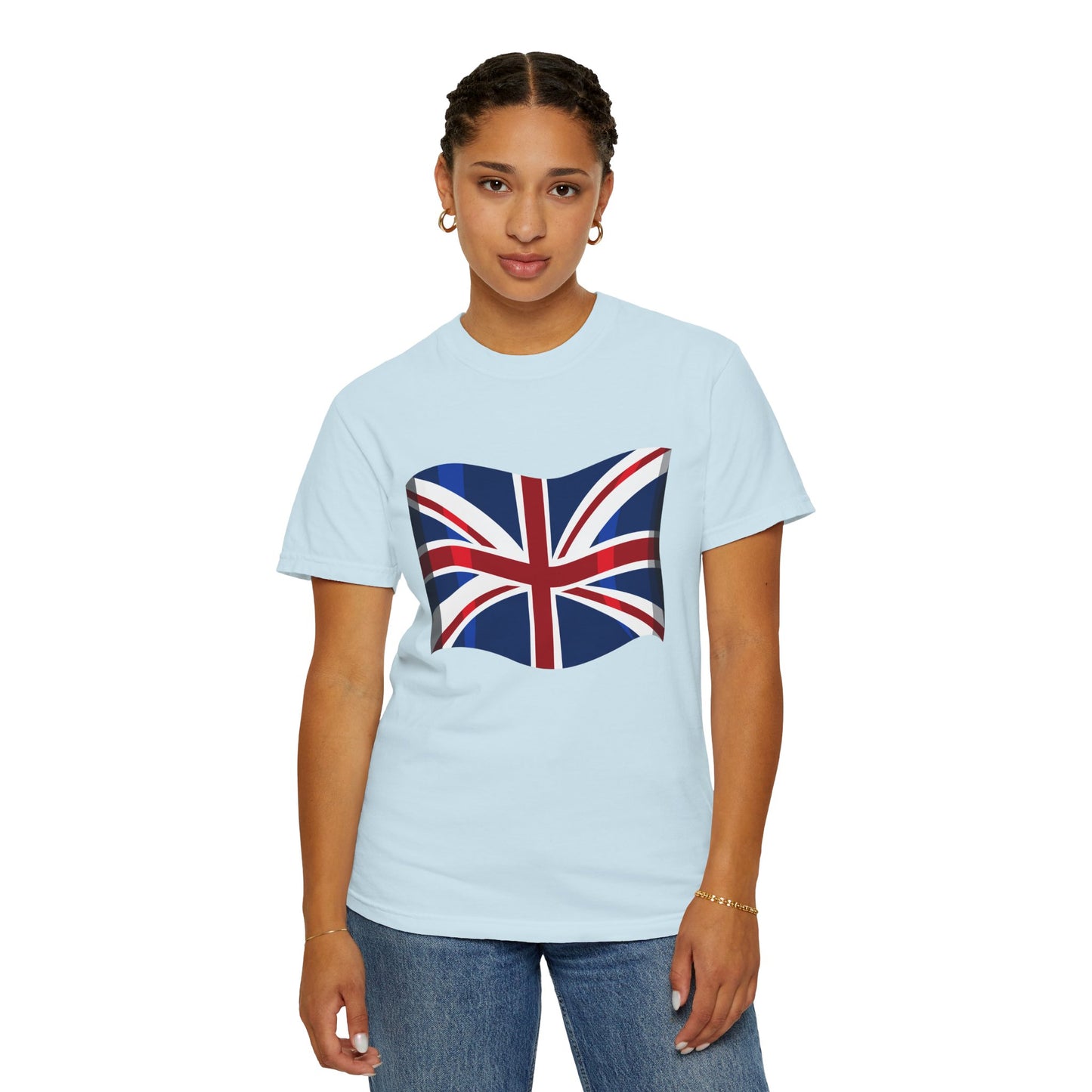 Unisex Garment-Dyed T-shirt - The Union Jack - Symbol of Britain