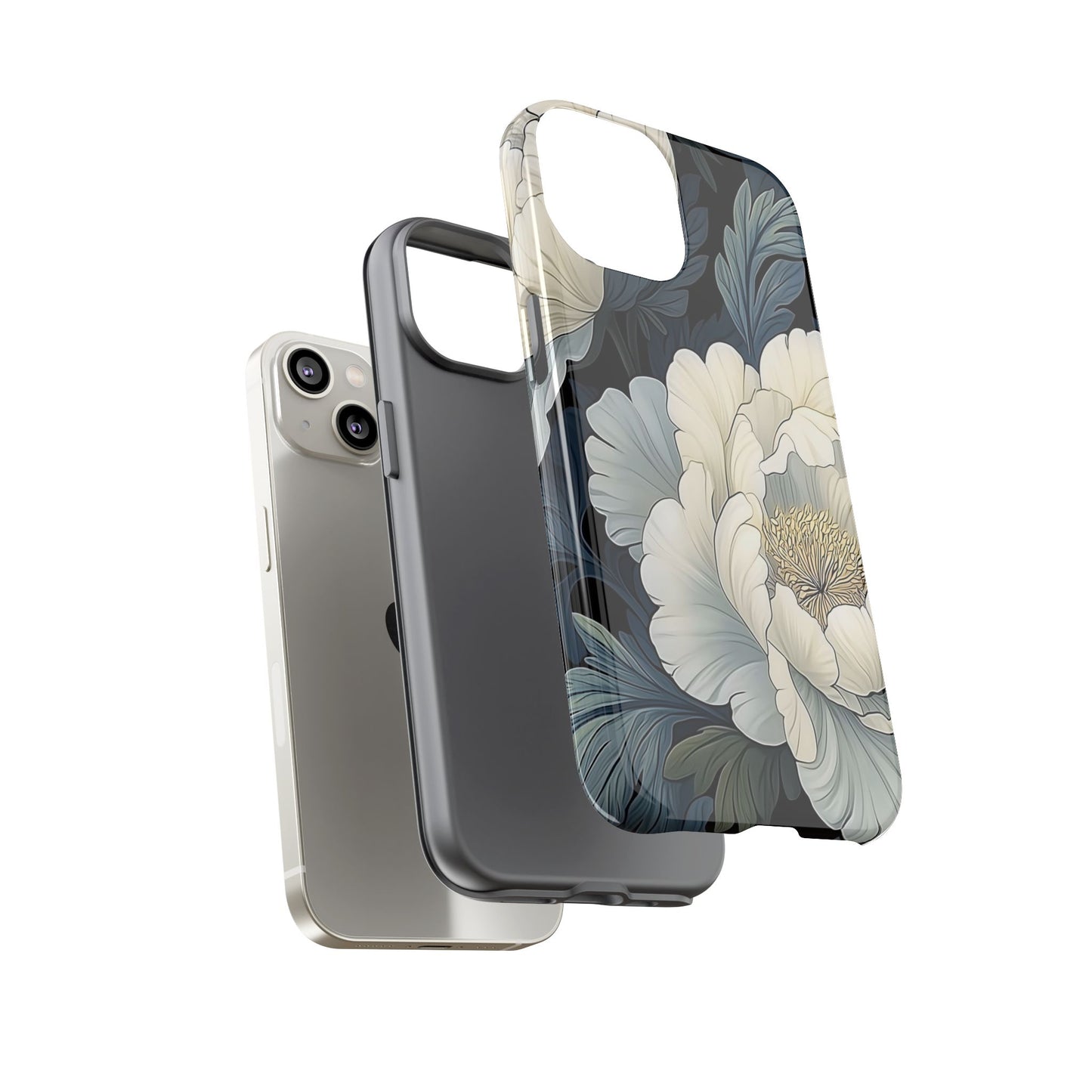 Floral Phone Case - Elegant Tough Cases for Nature Lovers, Stylish Protective Cover for Gifts, Birthdays, Mom's Day, Floral Design