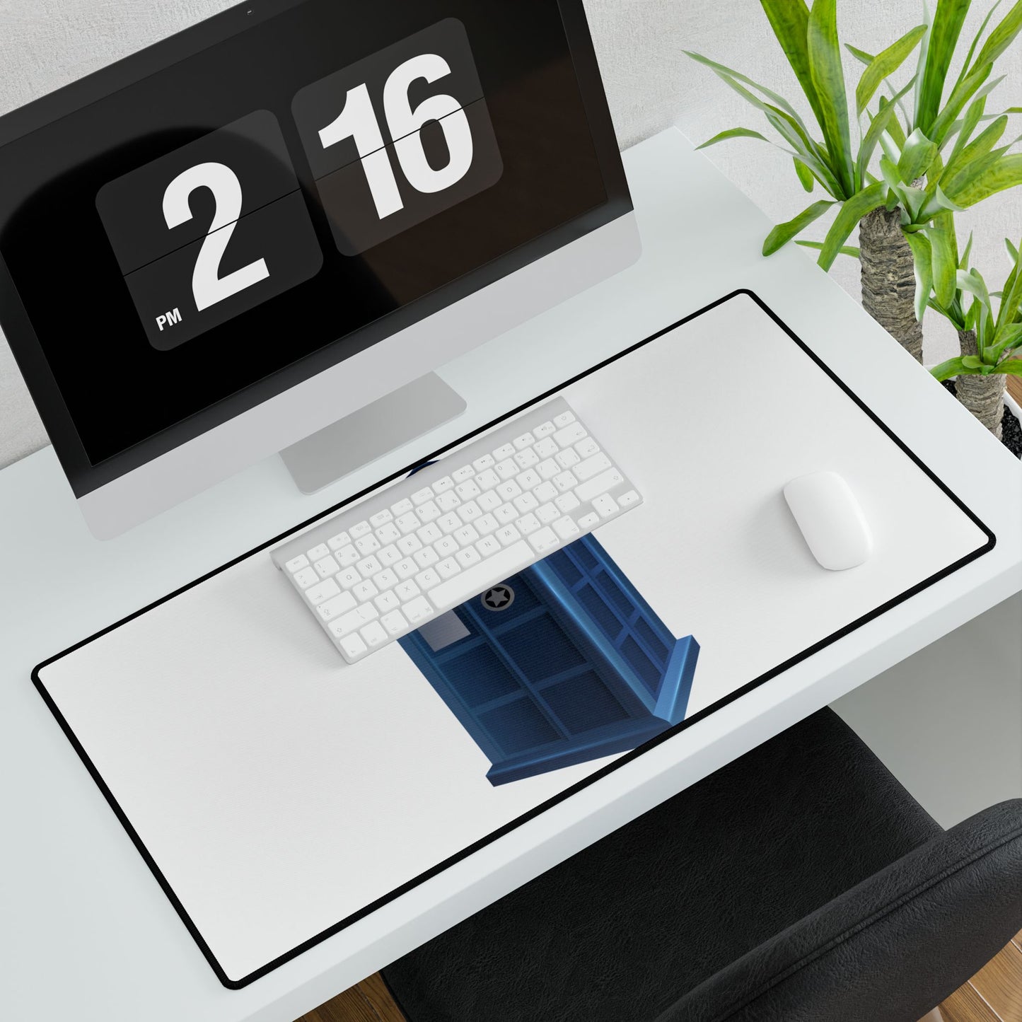 Doctor Who TARDIS Desk Mat - Gaming, Office Decor, Geek Gift, Mouse Pad, Home Office Accessories