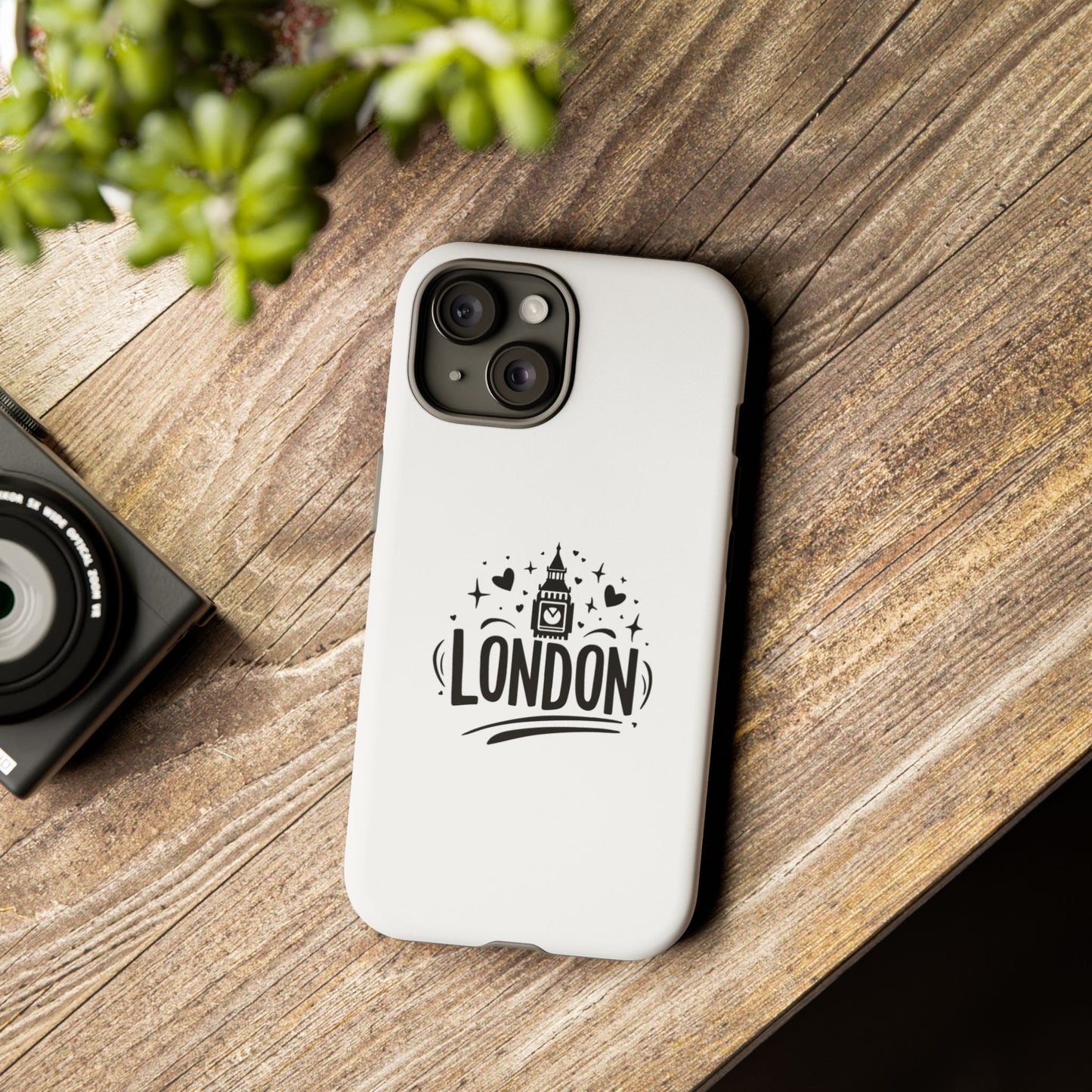 Stylish Phone Case for London Lovers, London Gift, Travel Accessory, Unique Smartphone Case, Cityscape Phone Cover