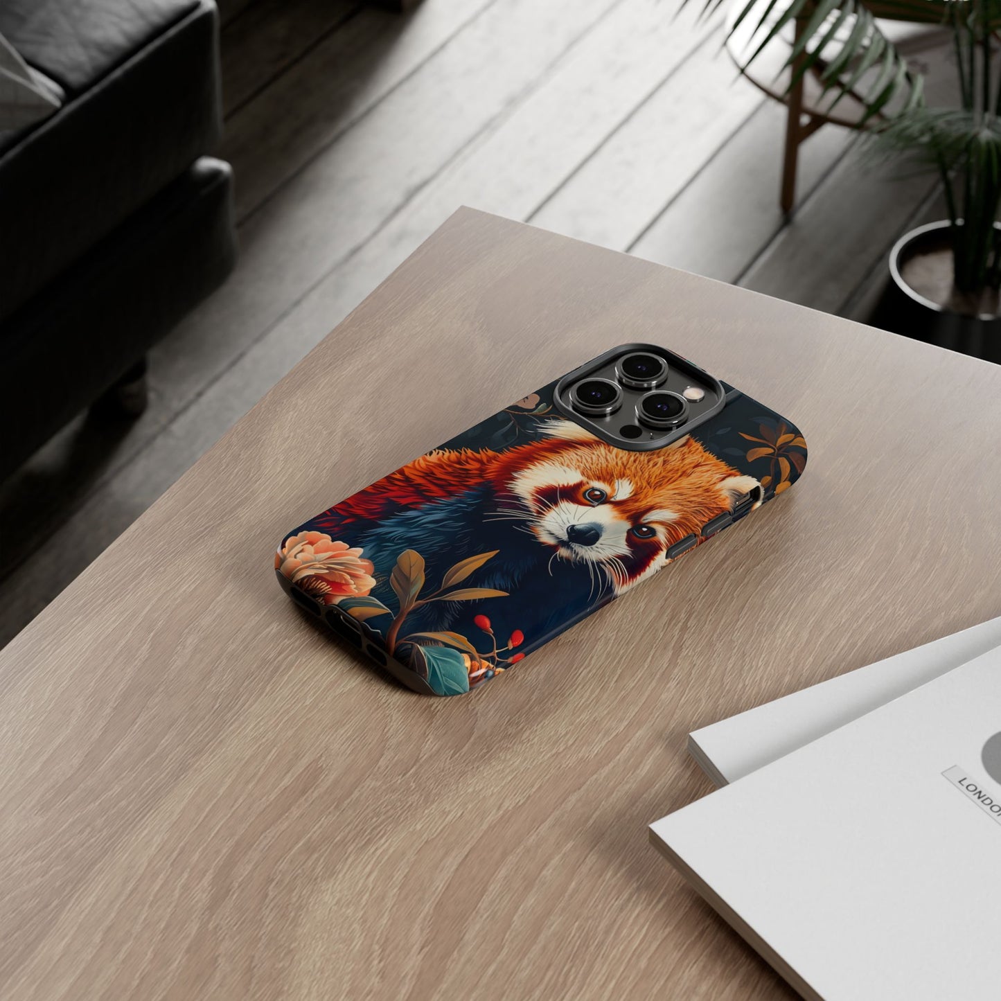 Cute Red Panda Phone Case, Wildlife Lover Gift, Tough Cases for iPhone, Nature-Themed Phone Cover, Animal Art Shell, Cute Tech Accessories