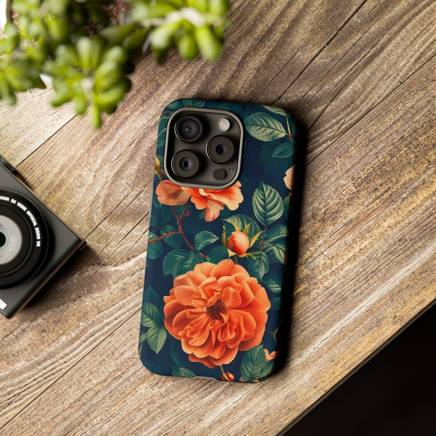 Floral Phone Case, Tough Cases for Nature Lovers, Botanical Design, Phone Protection, Gift for Her, Trending Floral Accessories