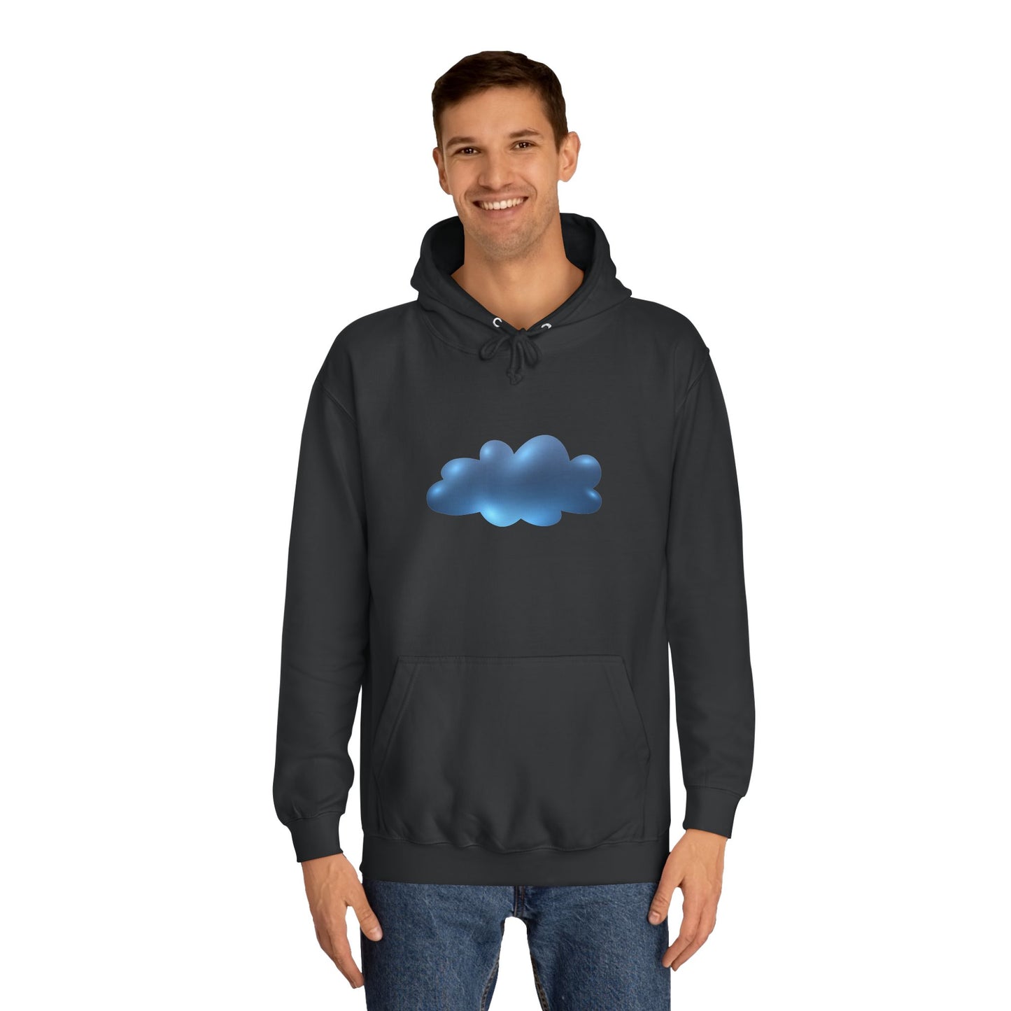 Unisex College Hoodie Cozy - Serene Cloudscape