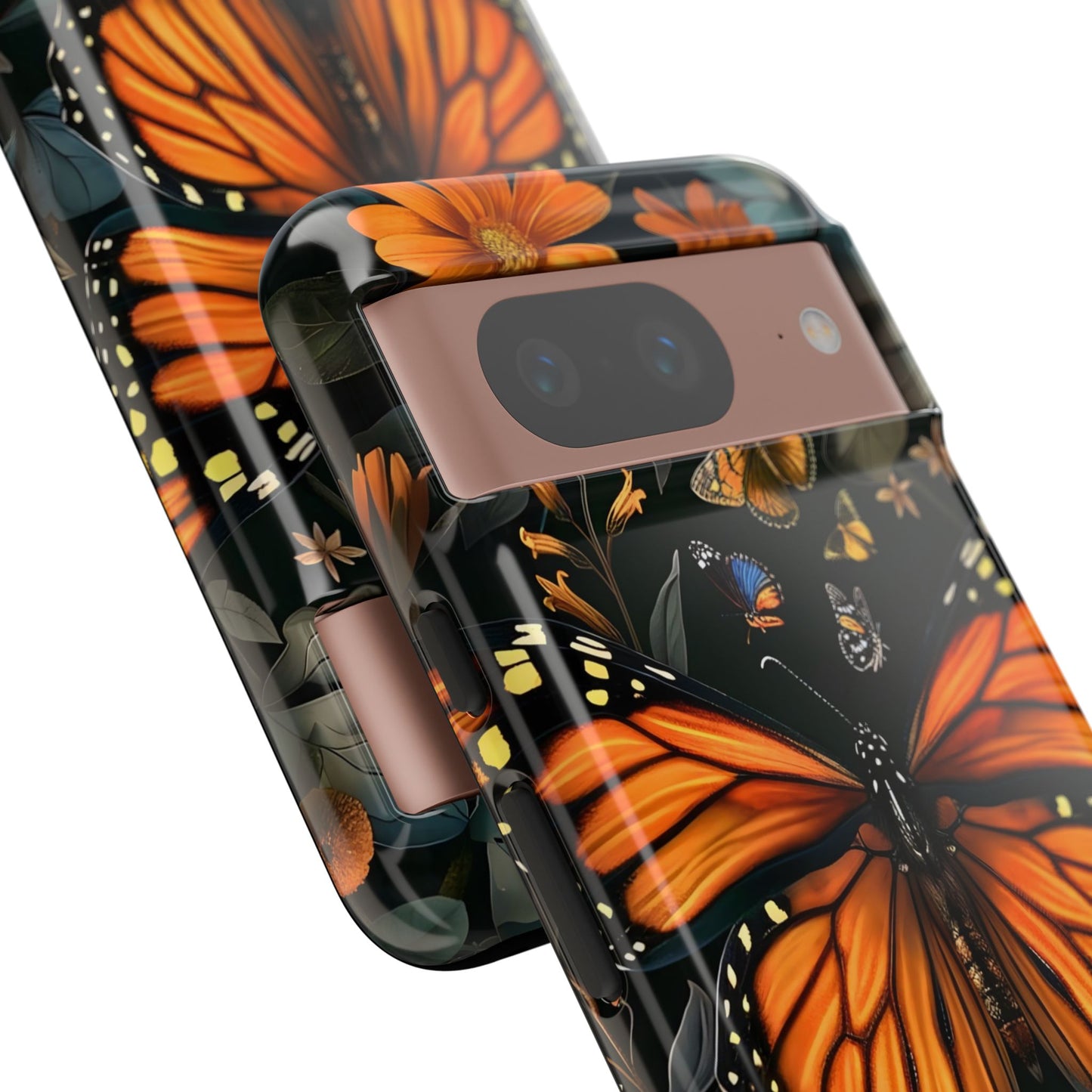 Monarch Butterfly Phone Case, Tough Cases, Nature Lover Gift, Floral Mobile Cover, Eco-Friendly Phone Accessory, Butterfly Design