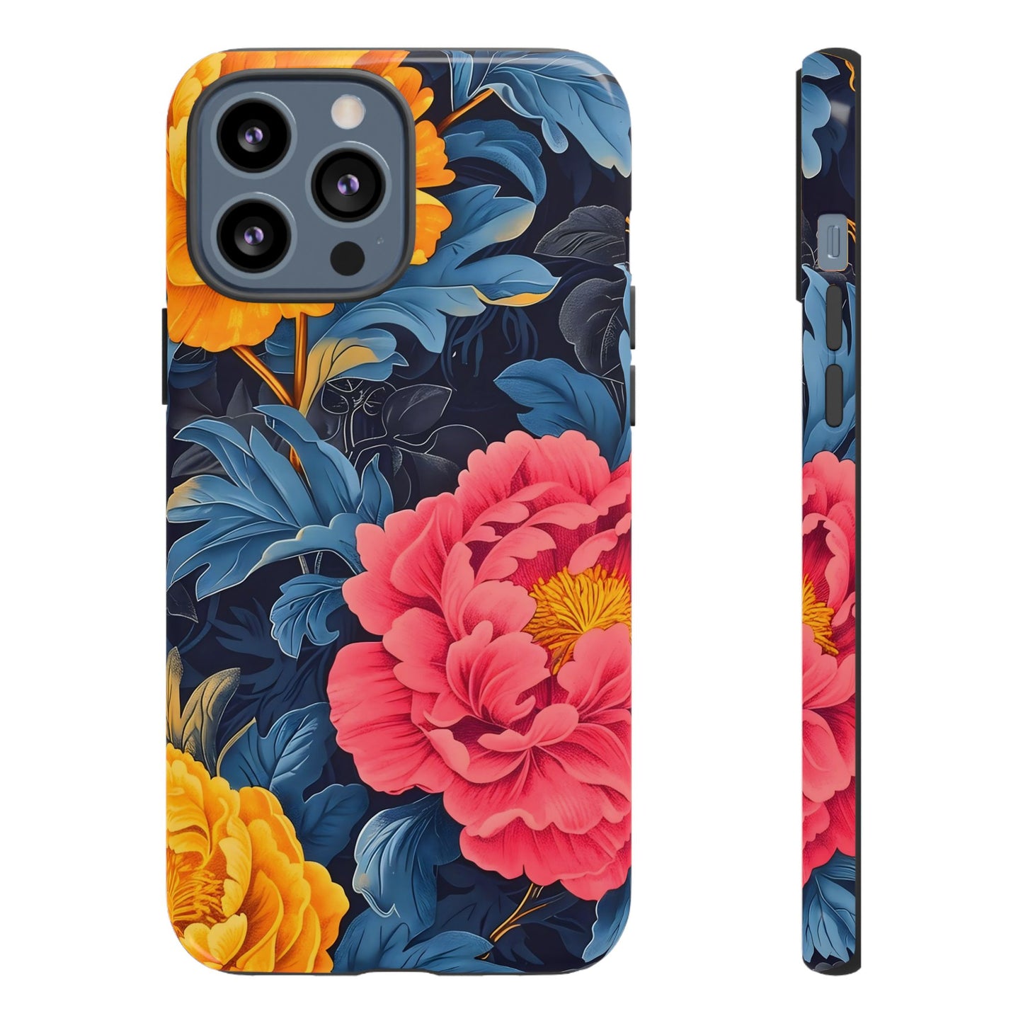 Floral Phone Case, Tough Cases, Stylish Mobile Cover, Gifts for Her, Phone Accessories, Unique Flower Design
