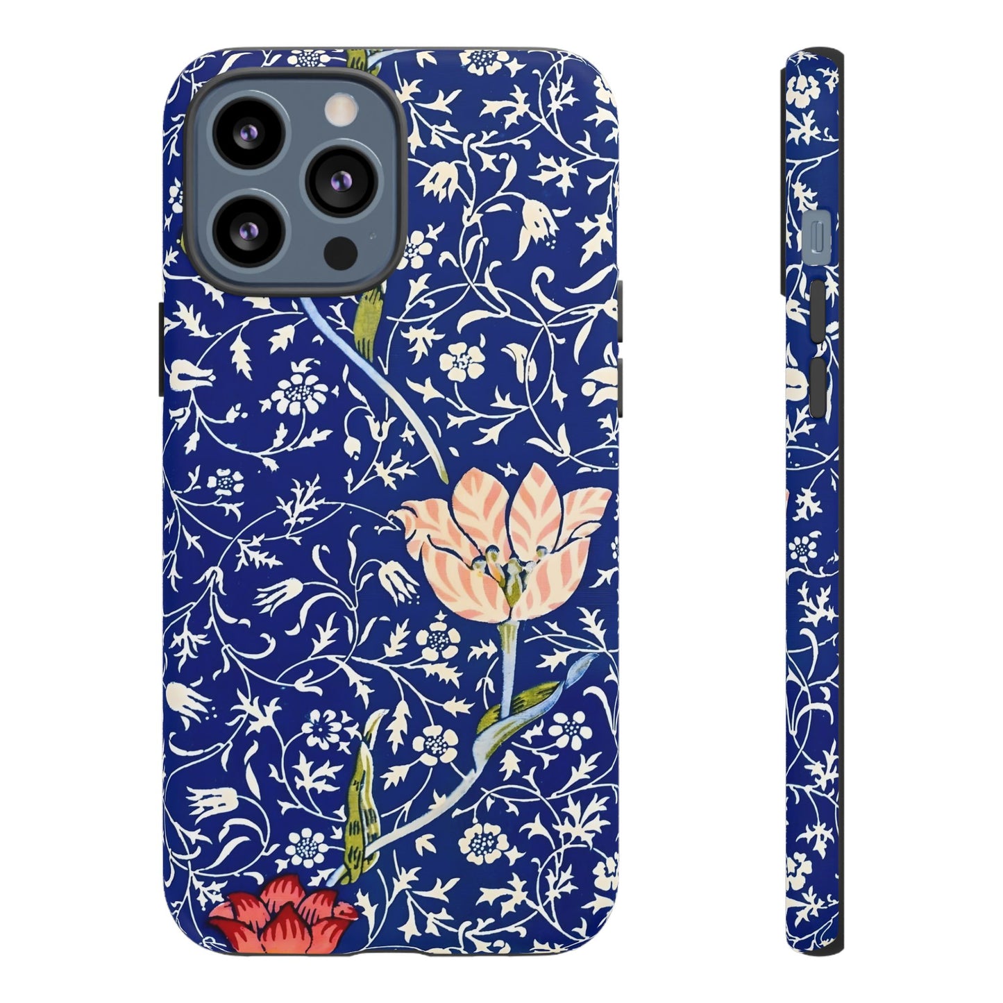 Floral Phone Case, Unique Tough Phone Cover, Gift for Her, Spring Decor, Durable Protective Case, Elegant Floral Design