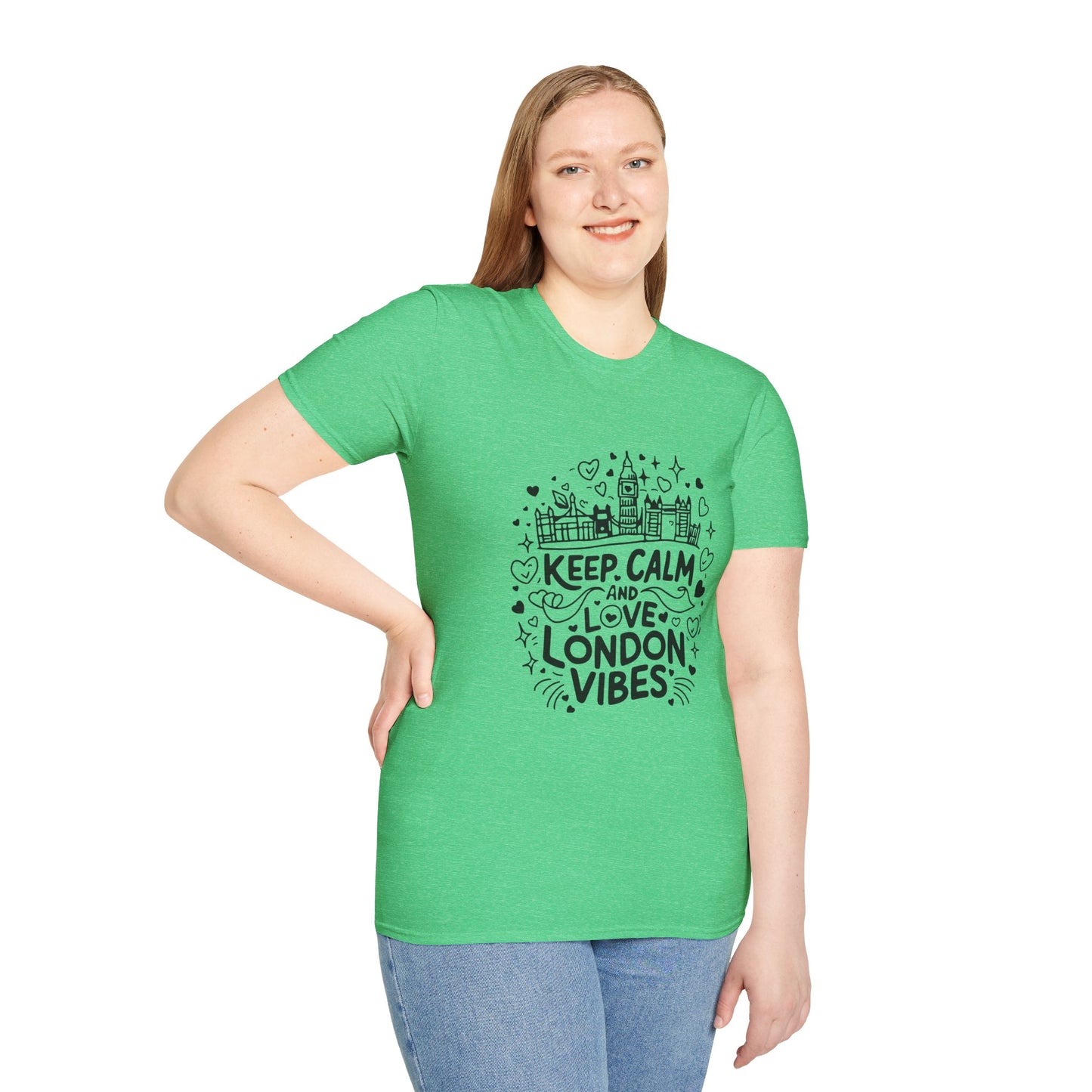 Unisex Softstyle T-Shirt - Calm Cozy London's Vibes