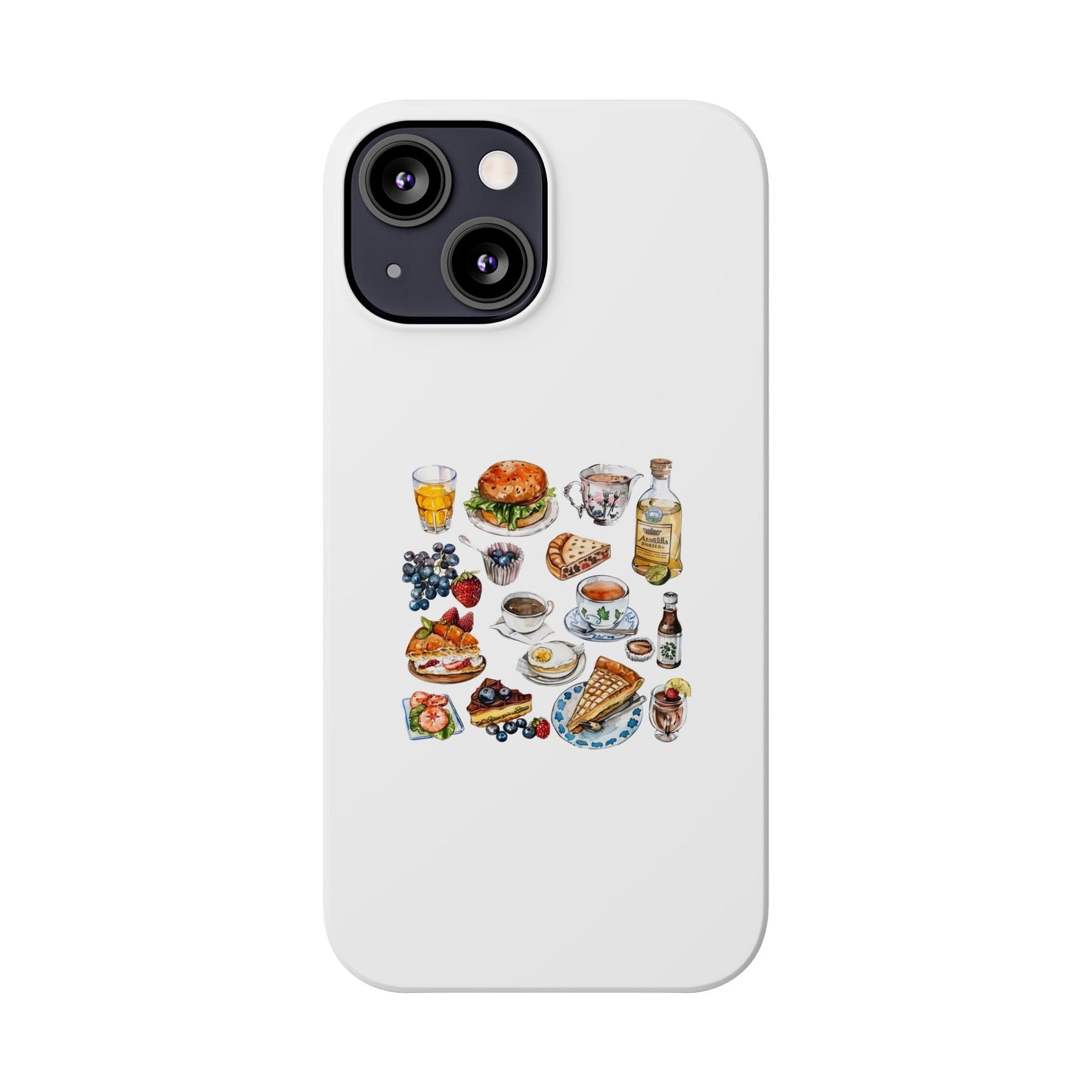 Delightful Foodie Phone Cases for Culinary Lovers | Slim Protective Cases | Ideal Gift for Food Enthusiasts, Unique Kitchen Decor