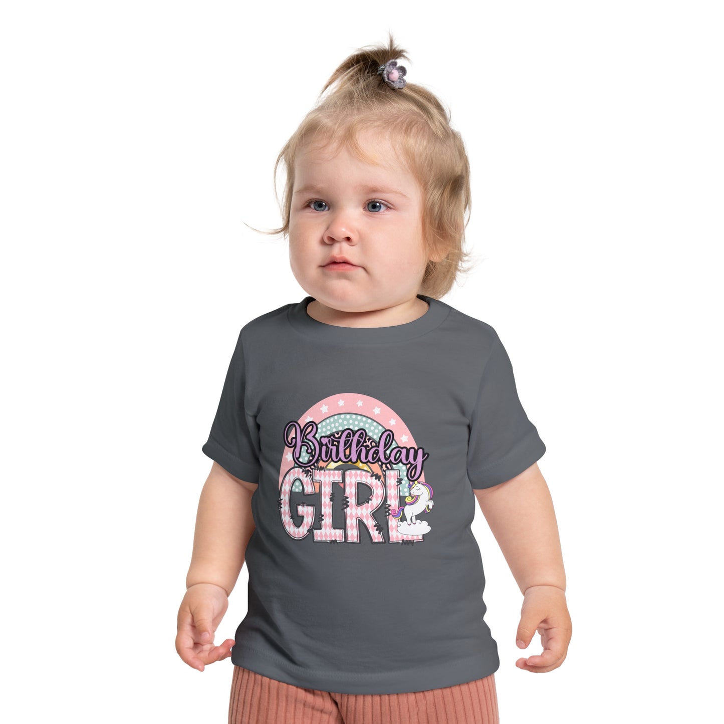 Birthday Girl Baby T-Shirt, Cute Baby Tee, First Birthday Gift, Unicorn Birthday Shirt, Toddler Birthday Outfit