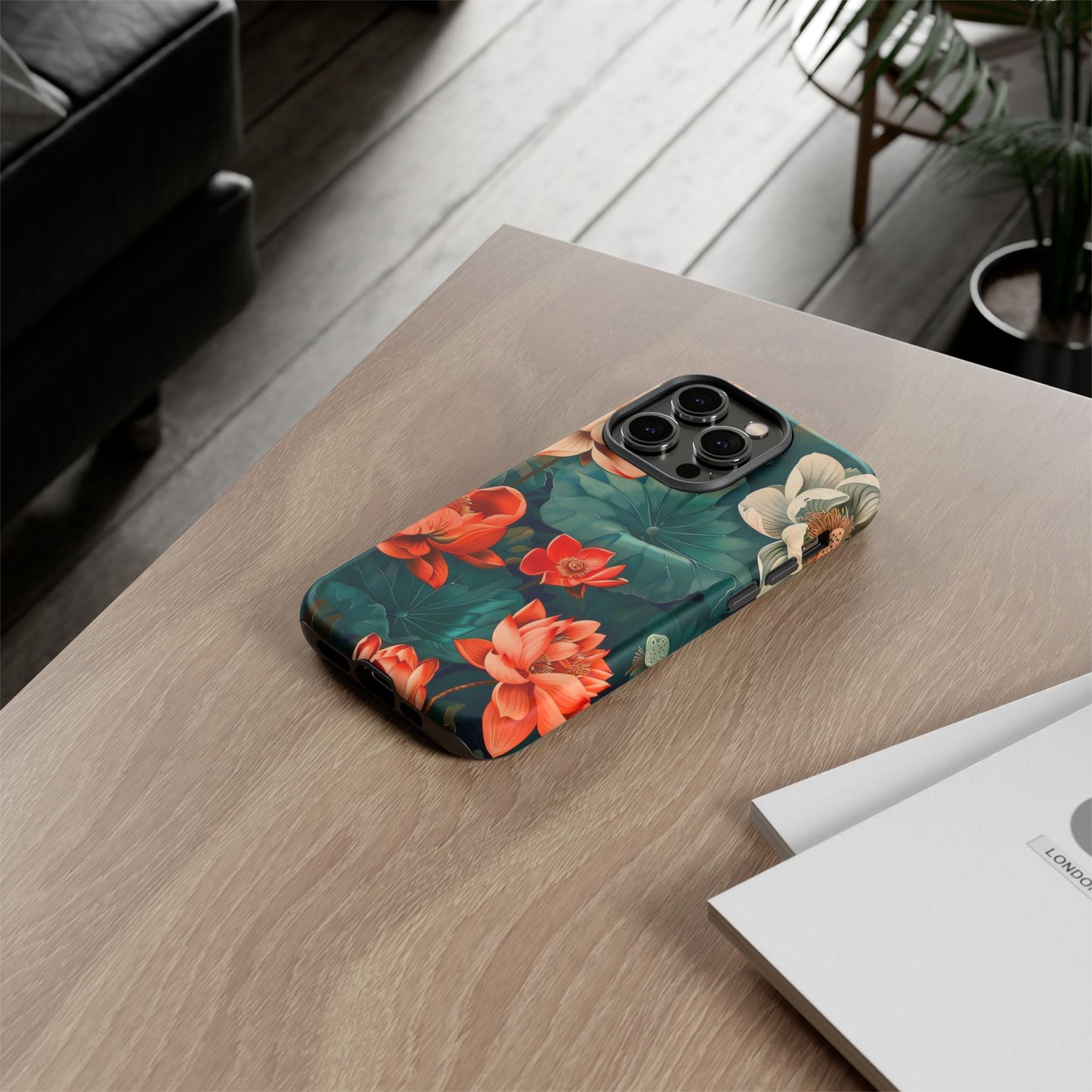 Flower Phone Case, Floral Phone Cover, Tough Case for Floral Lovers, Gift for Her, Stylish Tech Accessories