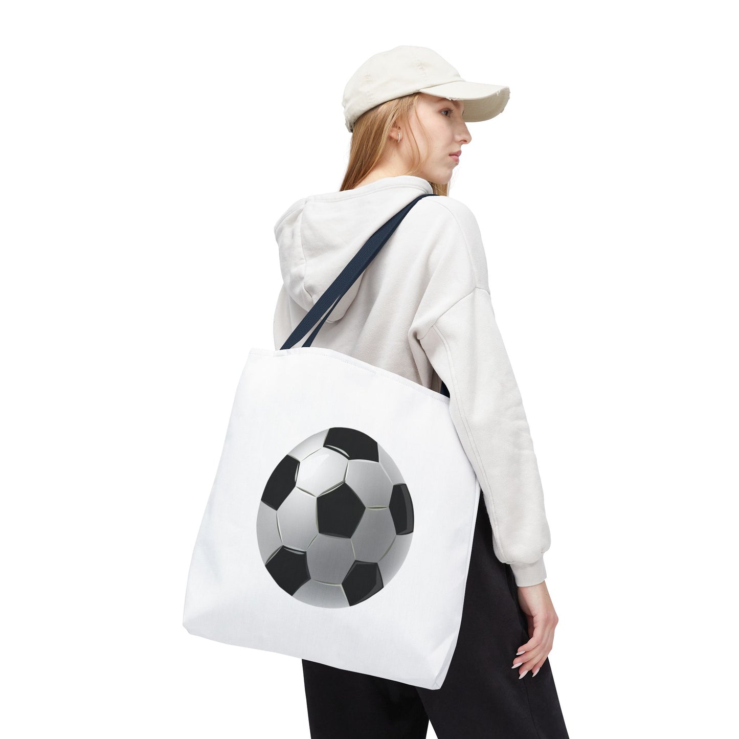 Soccer Tote Bag - Perfect for Sports Lovers, Gym, Shopping, Gifts, and Practice!