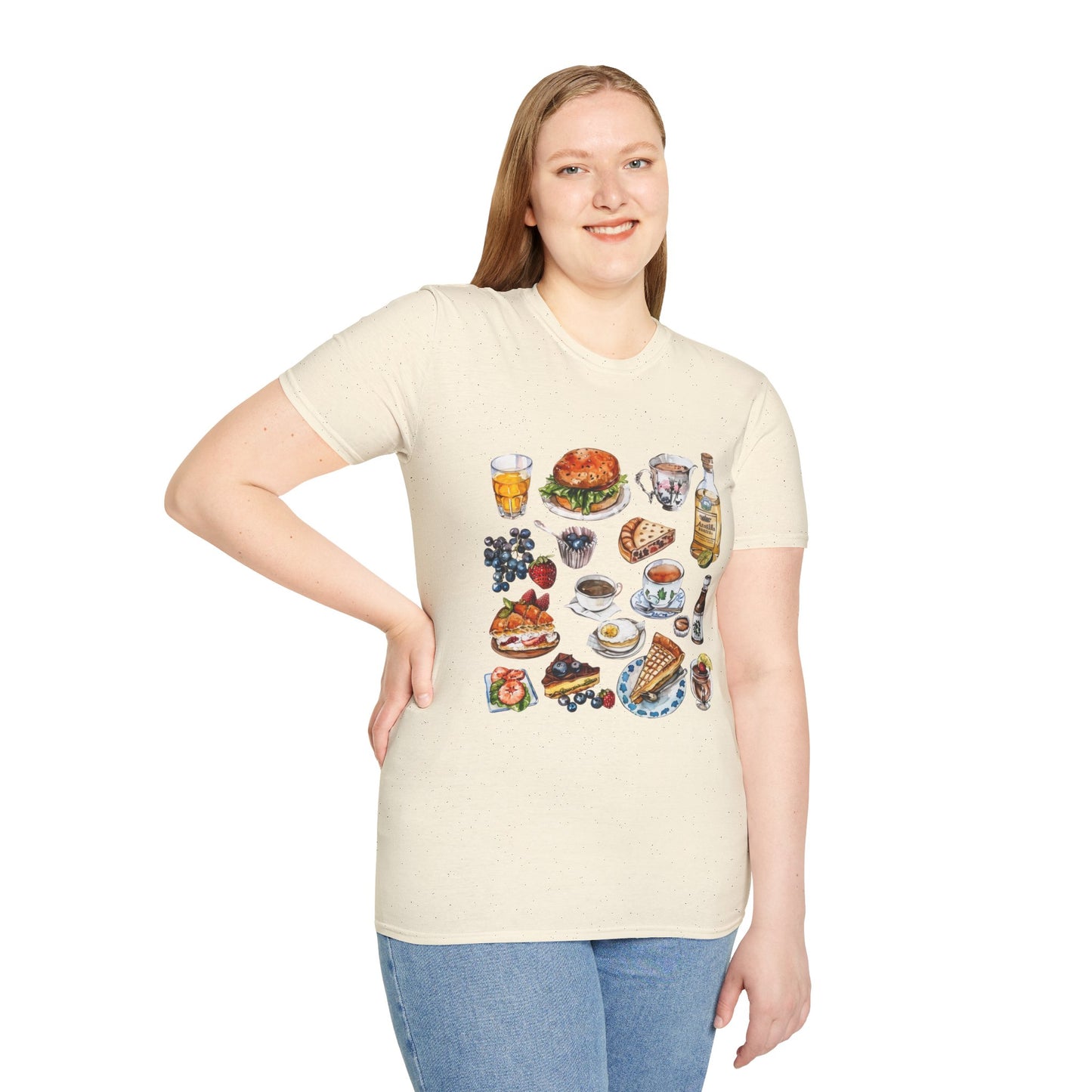 Unisex Softstyle T-Shirt - Heritage and Charm - England's Iconic Symbols
