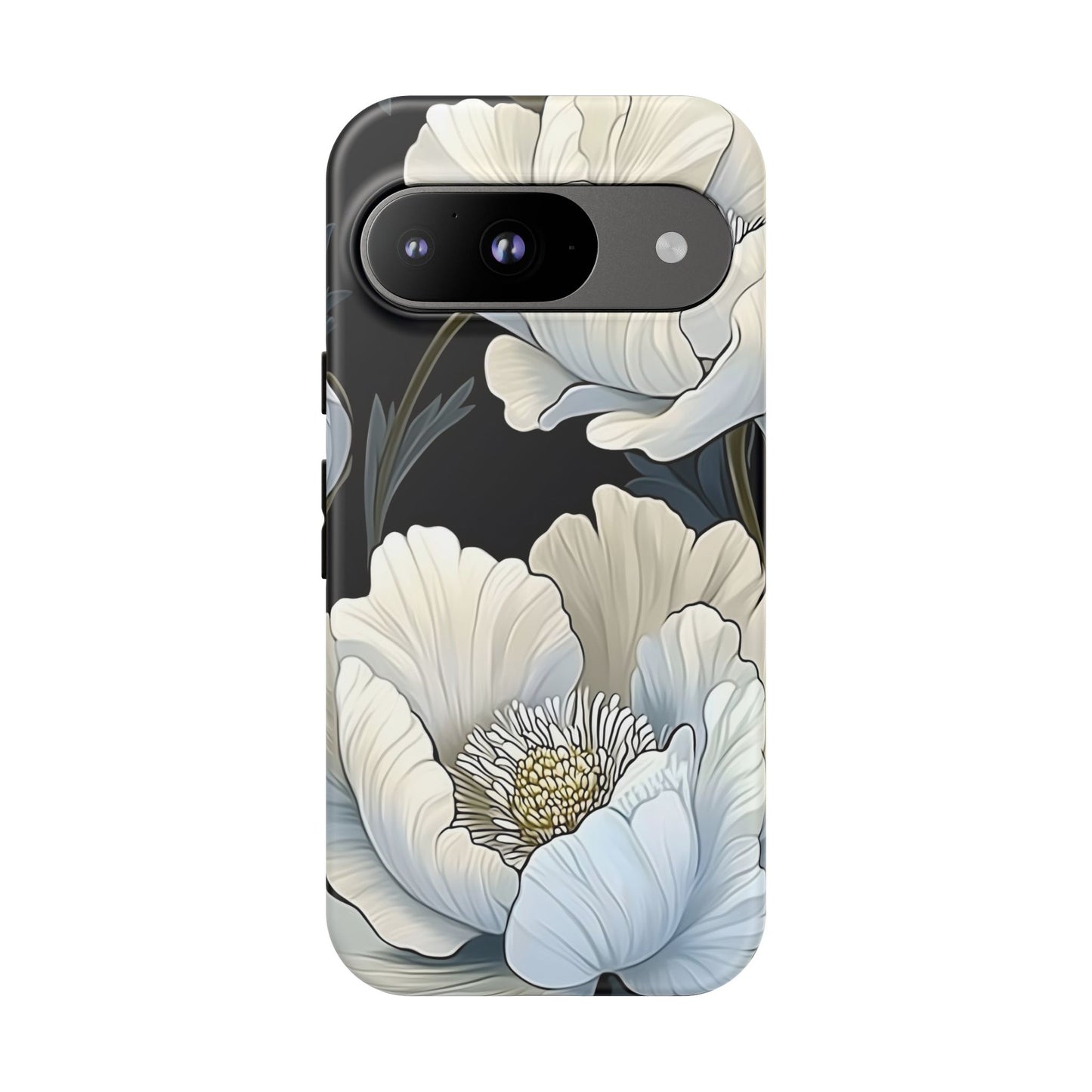 Floral Phone Case, Tough Cases for Women, Stylish Phone Cover, Floral Design Phone Protector, Nature Inspired Tech Accessories