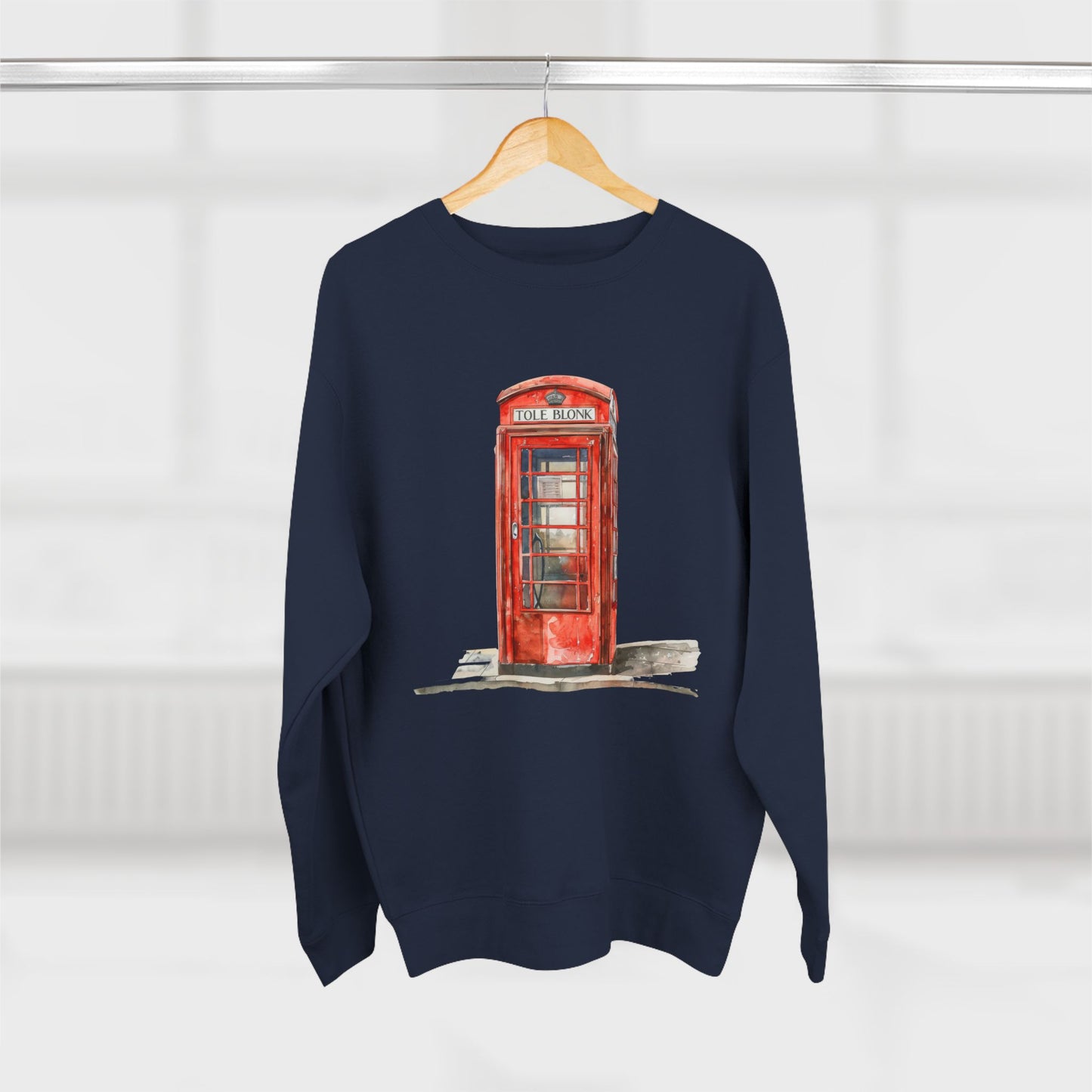 Unisex Crewneck Sweatshirt - Iconic British Public Telephone