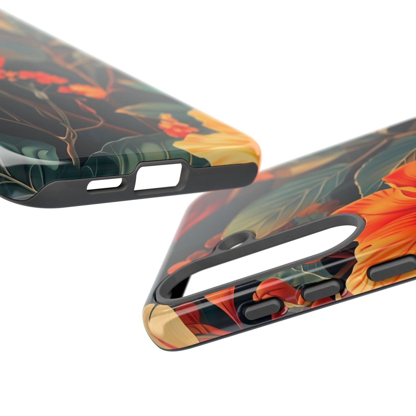 Colorful Floral Phone Case, Tough Cases, Vibrant Smartphone Cover, Gift for Nature Lovers, Summer Vibes, Unique Phone Accessory