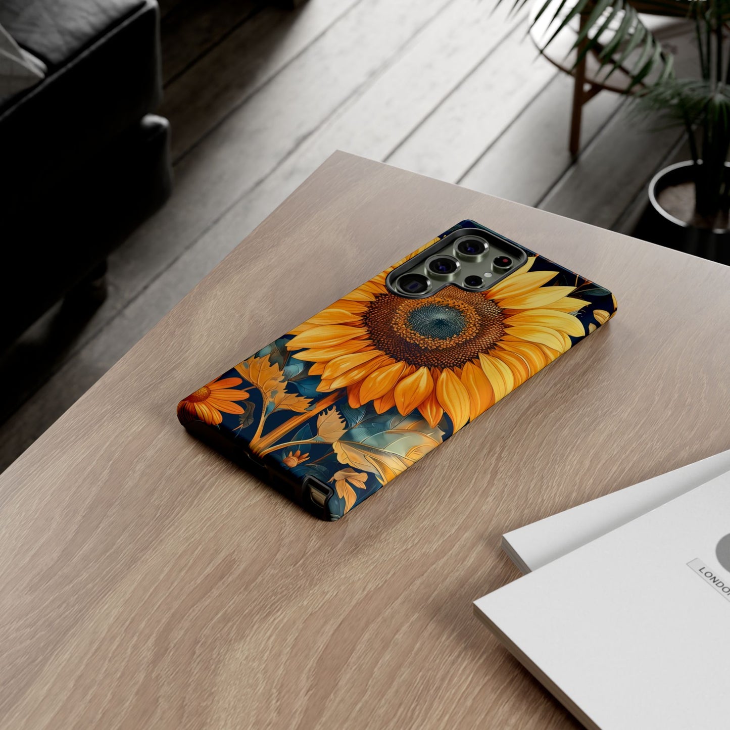 Sunflower Phone Case - Floral Design for Nature Lovers, Cute Spring Accessory, Gift for Her, Eco-Friendly Cover