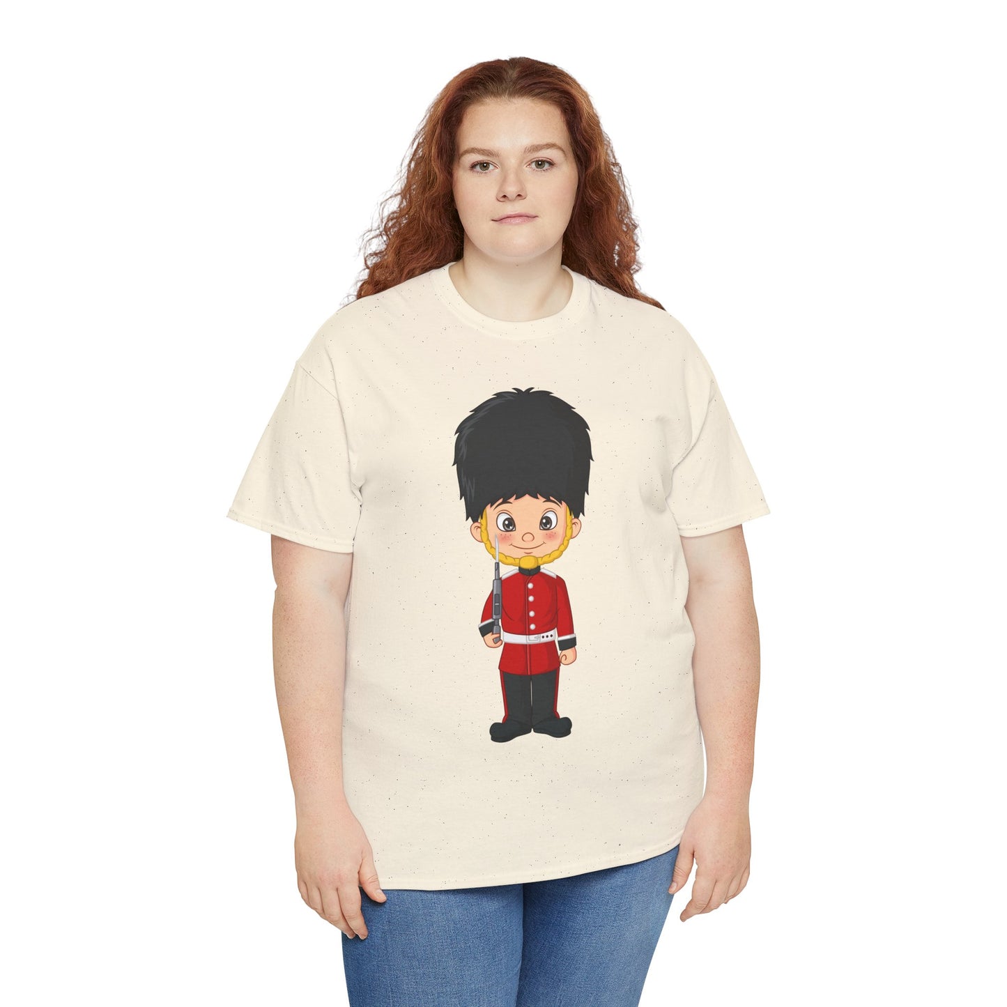 Unisex Heavy Cotton Tee - Bodmin’s Brave - The Iconic Red Jacket