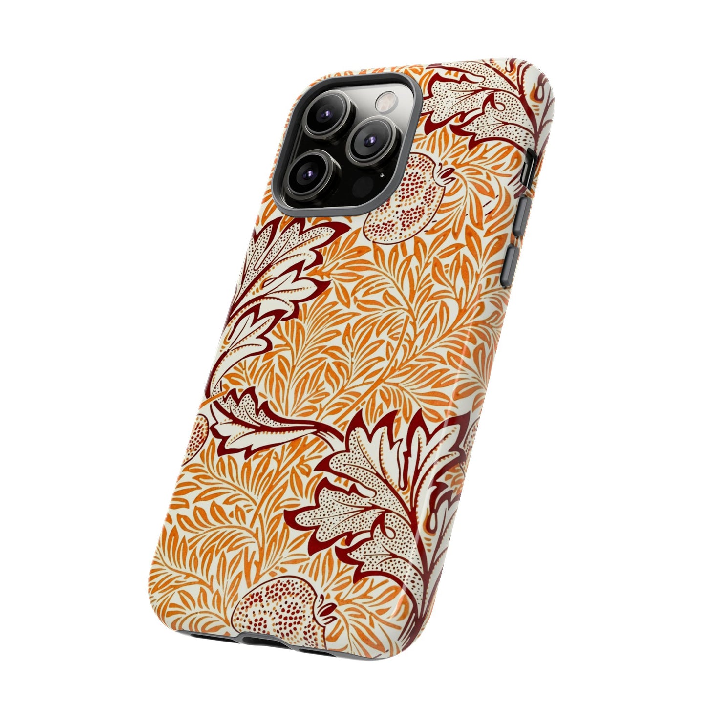 Stylish Phone Case, Tough Cases with Floral Design, Protective Cover, Gift for Her, Cute Phone Accessory