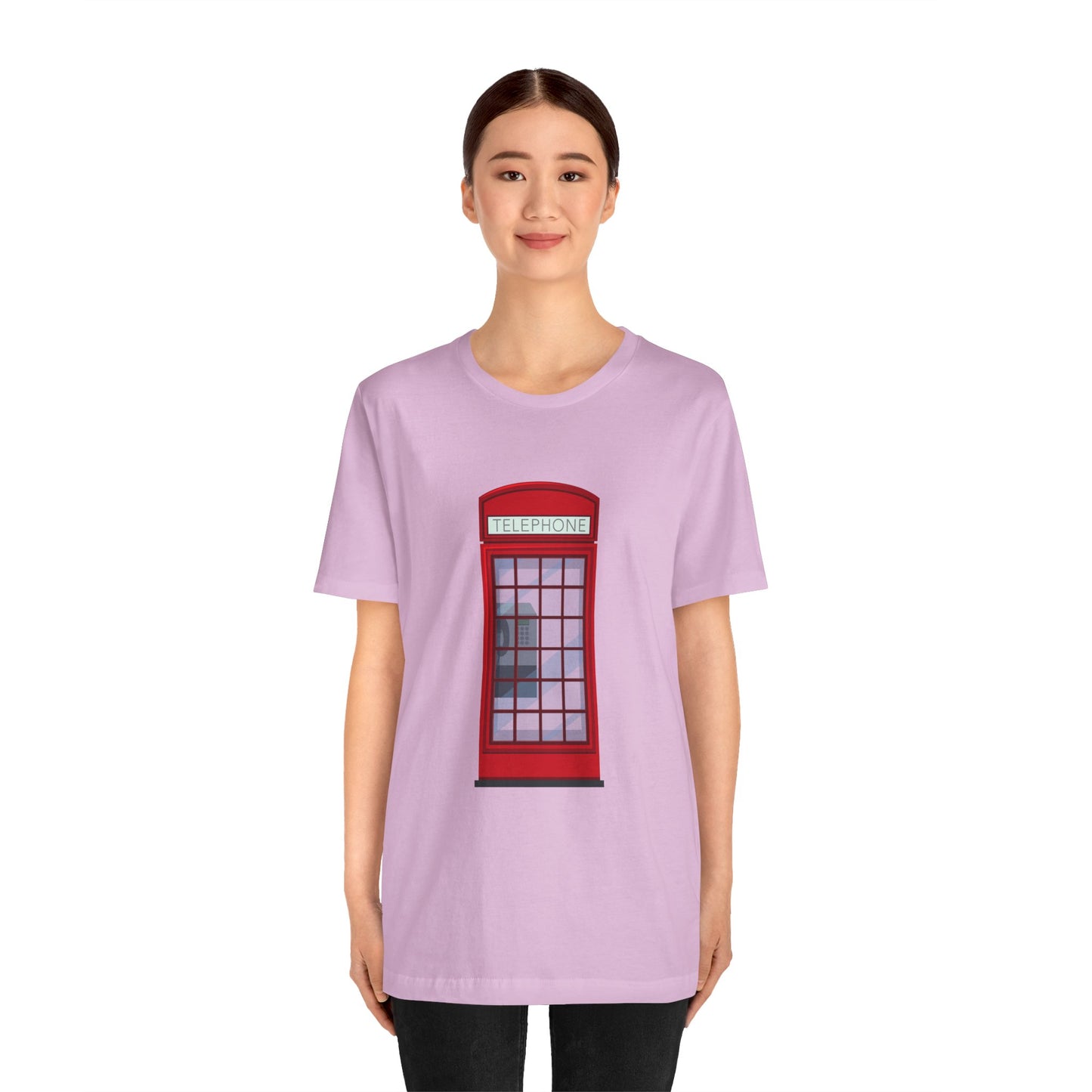 Unisex Jersey Short Sleeve Tee - British Public Telephone