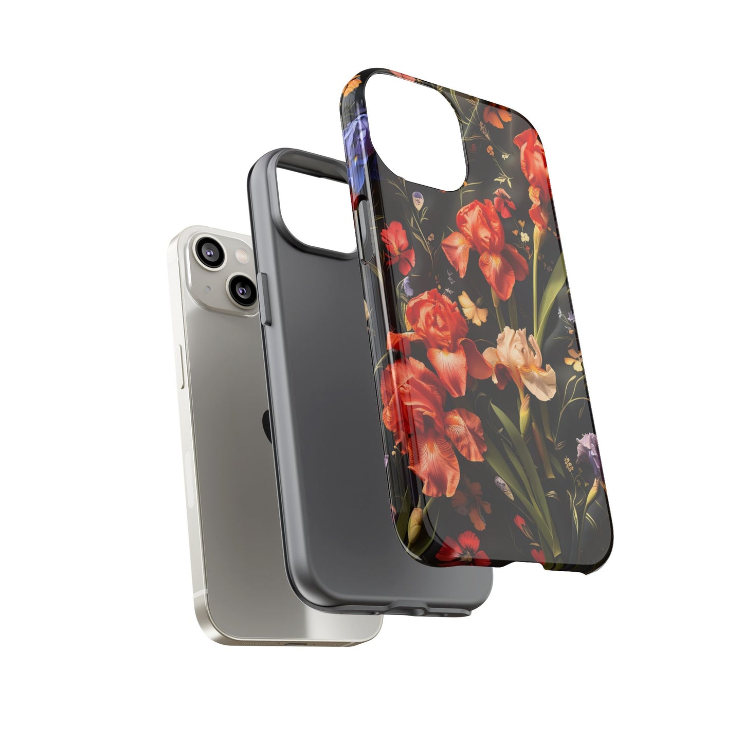 Floral Tough Case for Phone, Durable Protective Phone Cover, Gift for Flower Lovers, Phone Accessories, Spring Vibes