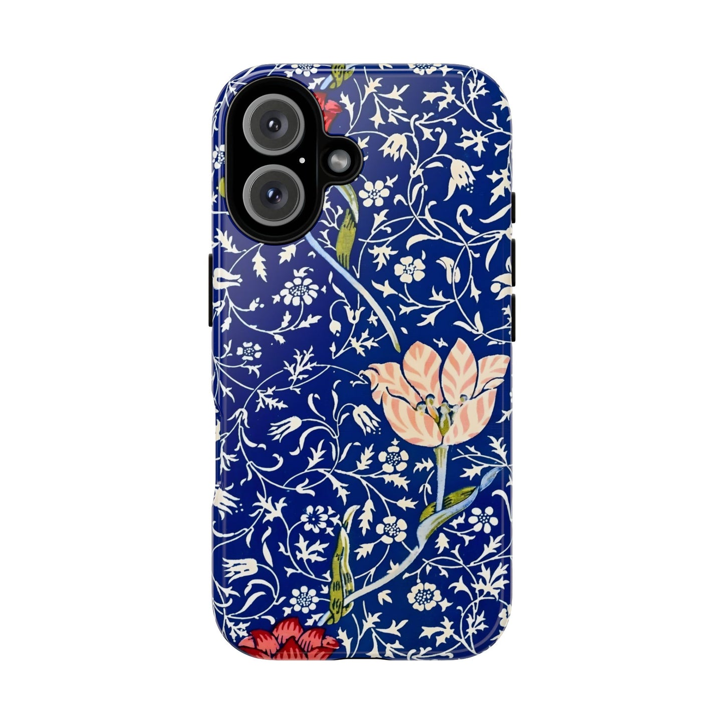 Floral Phone Case, Unique Tough Phone Cover, Gift for Her, Spring Decor, Durable Protective Case, Elegant Floral Design