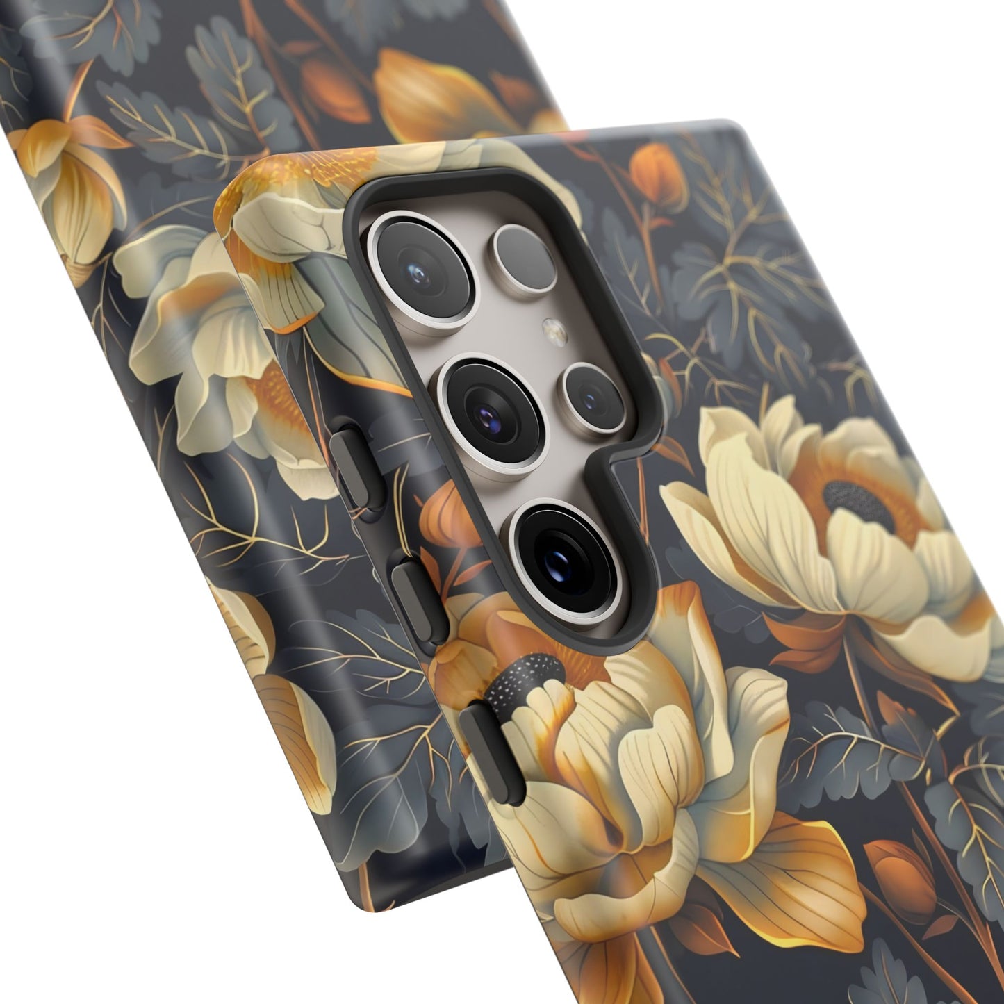Floral Phone Case - Tough Cases, Stylish Mobile Cover, Flower Design, Holiday Gift, Trendy Accessory, Eco-Friendly Case