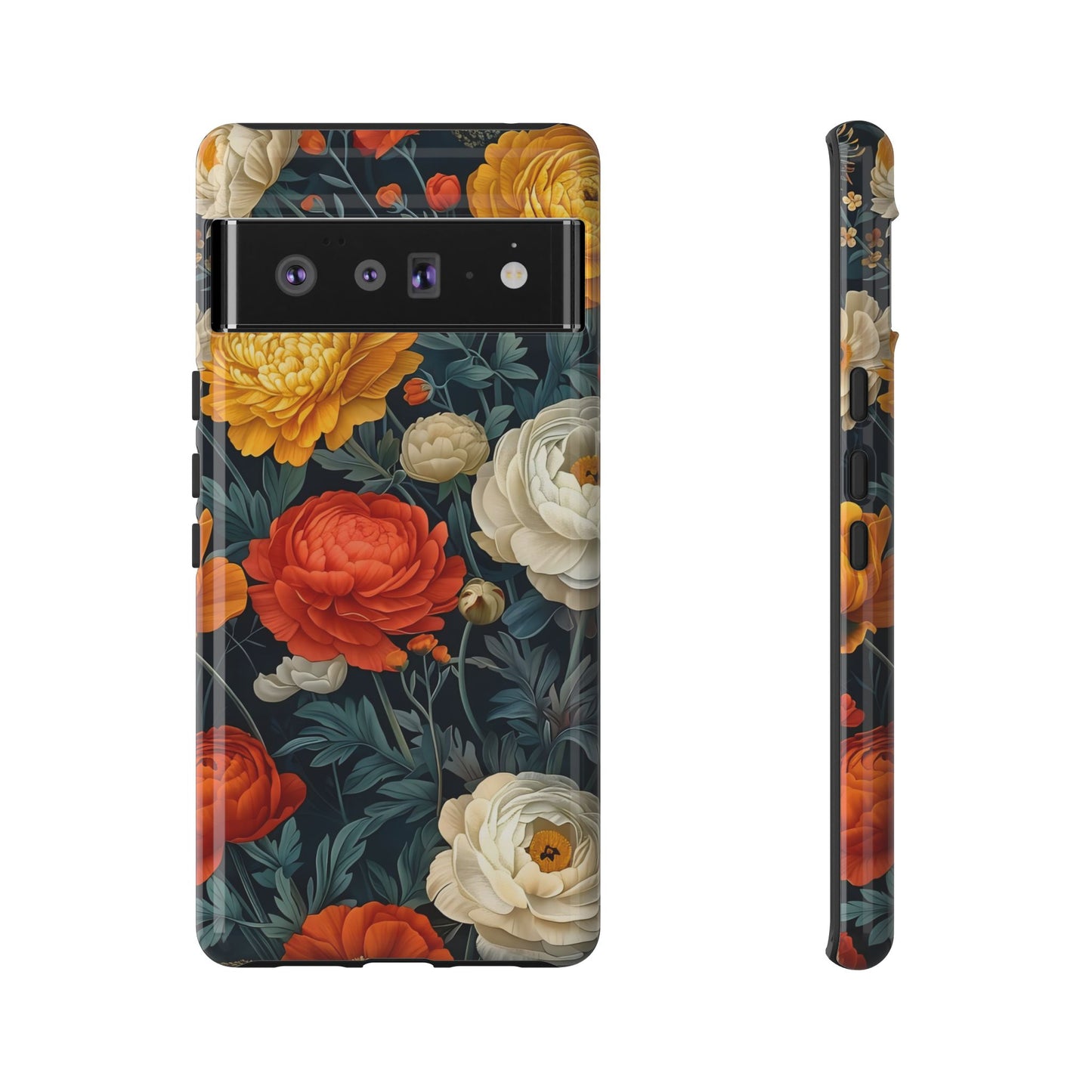 Floral Tough Case for Phones | Durable Floral Phone Cover, Boho Chic, Unique Gift for Her, Phone Protection, Flower Design