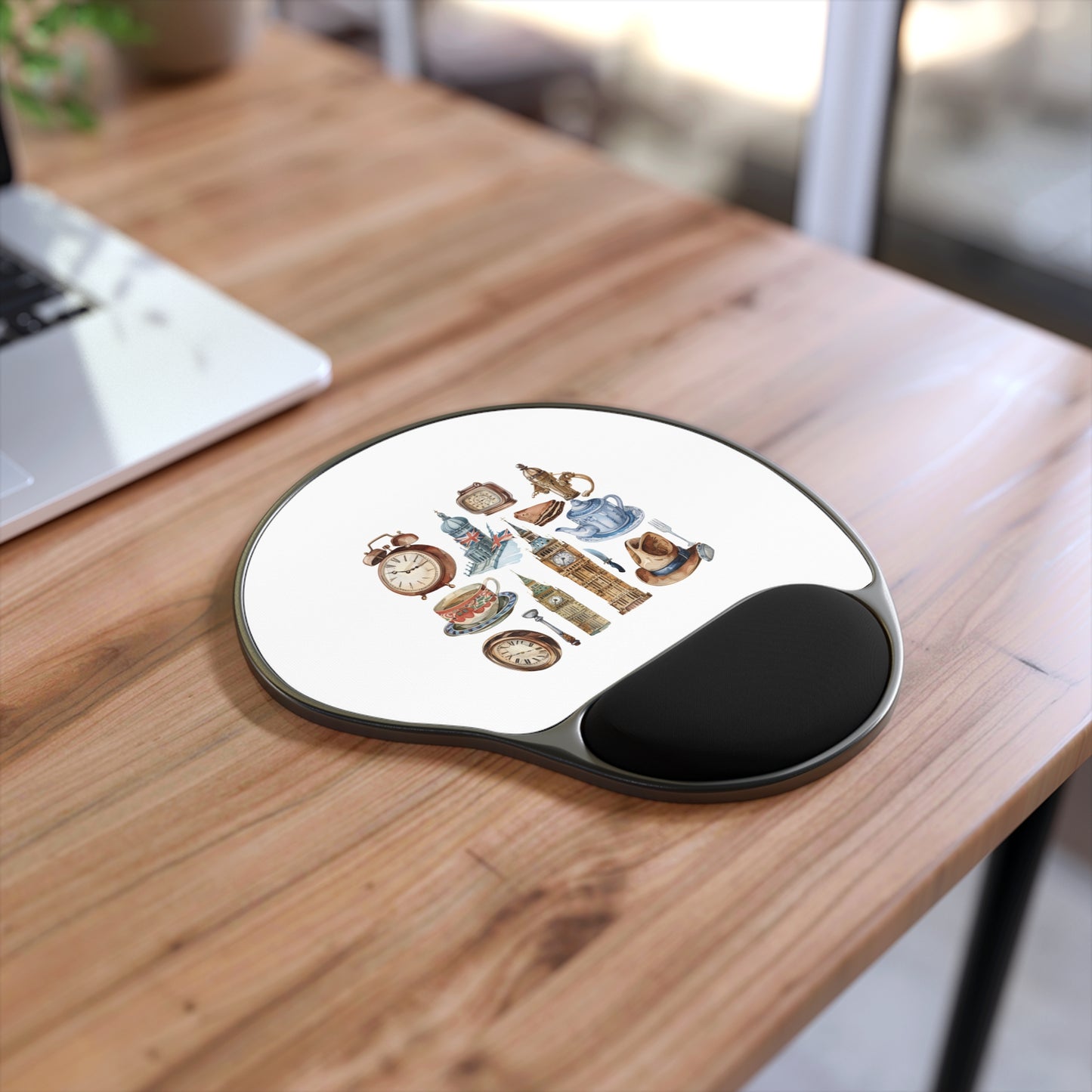 Artistic Mouse Pad With Wrist Rest