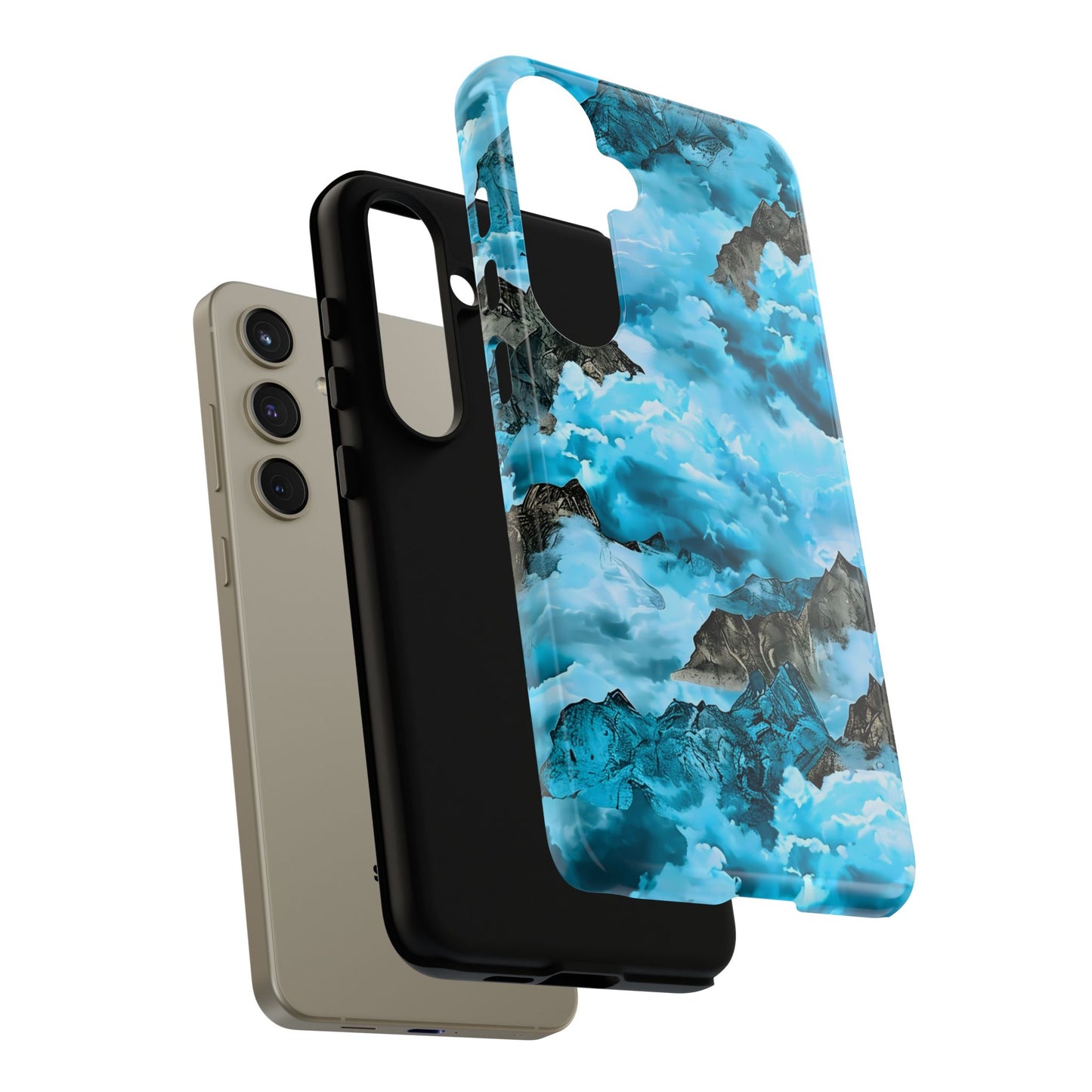 Mountain Wave Phone Case - Adventure Gear, Outdoor Gifts, Stylish Cases, Trendy Accessories, Nature Lovers