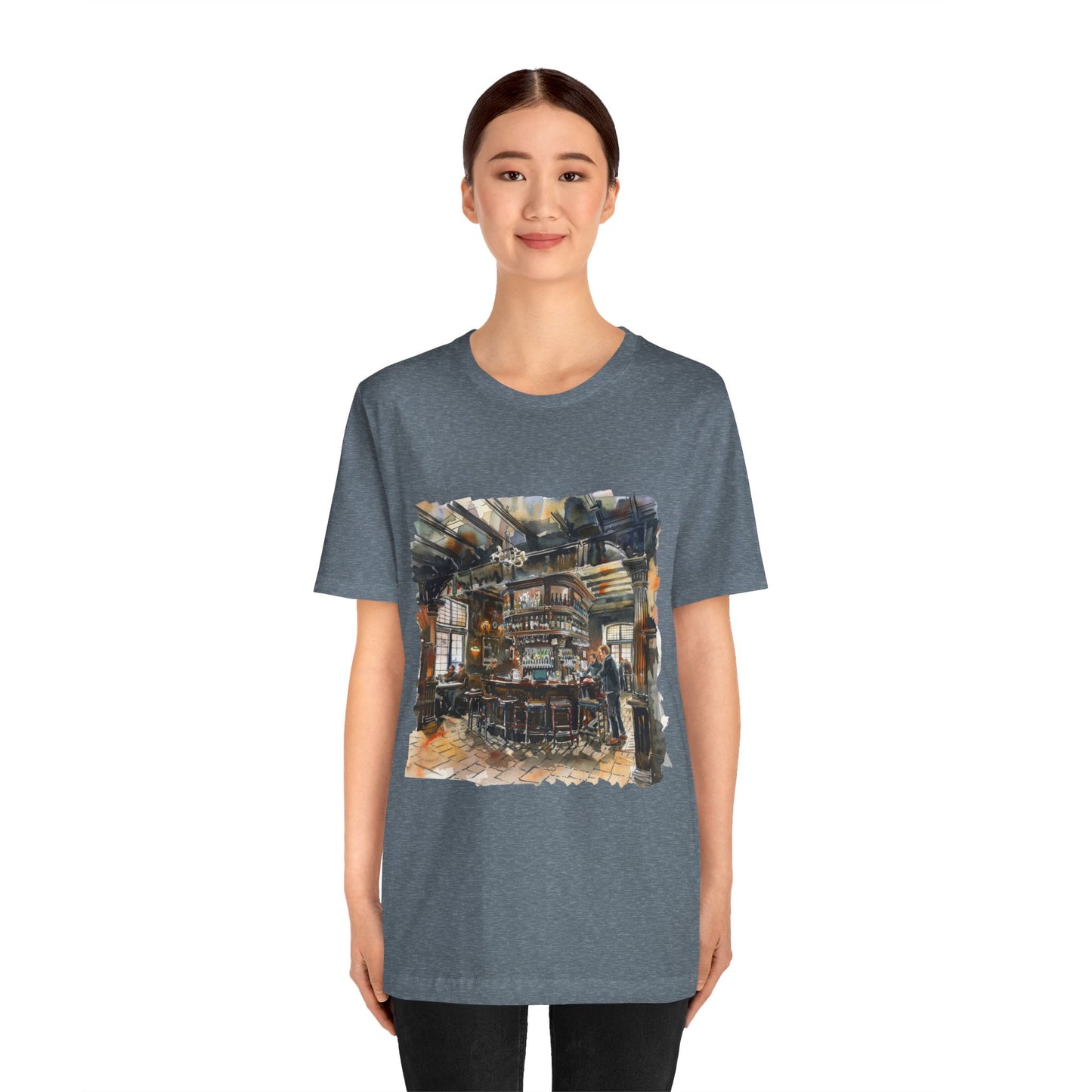Unisex Jersey Short Sleeve Tee - The Local Spot - Authentic British Pub Vibes
